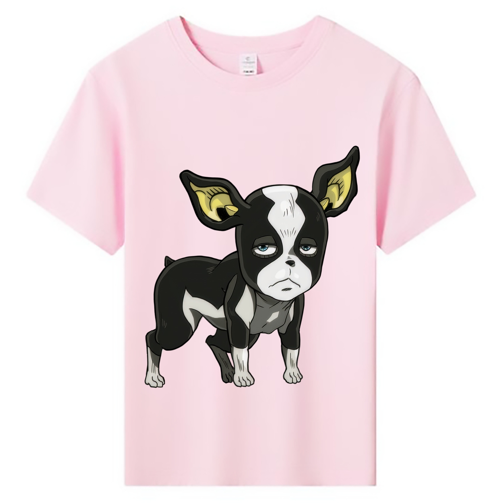 （画像用） ジョジョの奇妙な冒険 イギー JoJo's Bizarre Adventure Iggy 綿100％キッズTシャツ（フロントプリント）