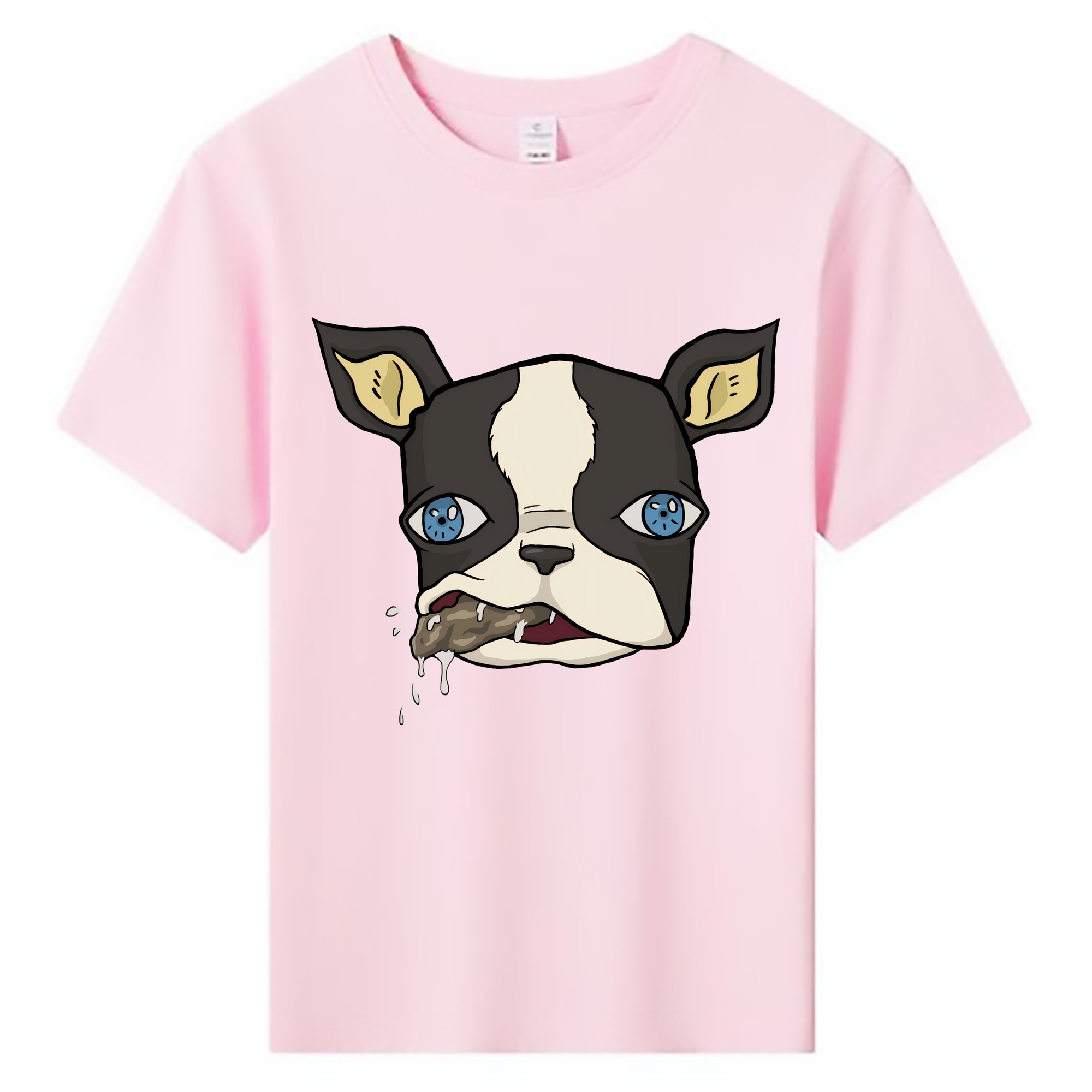 （画像用） ジョジョの奇妙な冒険 イギー JoJo's Bizarre Adventure Iggy 綿100％キッズTシャツ（フロントプリント）