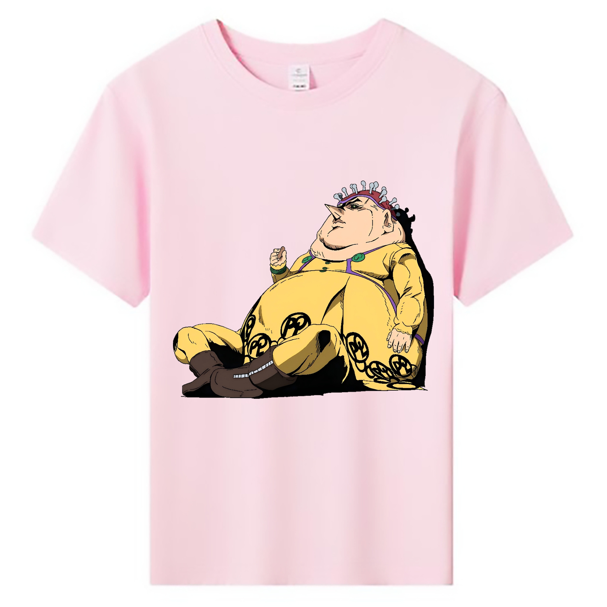 （画像用） ジョジョの奇妙な冒険 ポルポ JoJo's Bizarre Adventure Polpo 綿100％キッズTシャツ（フロントプリント）