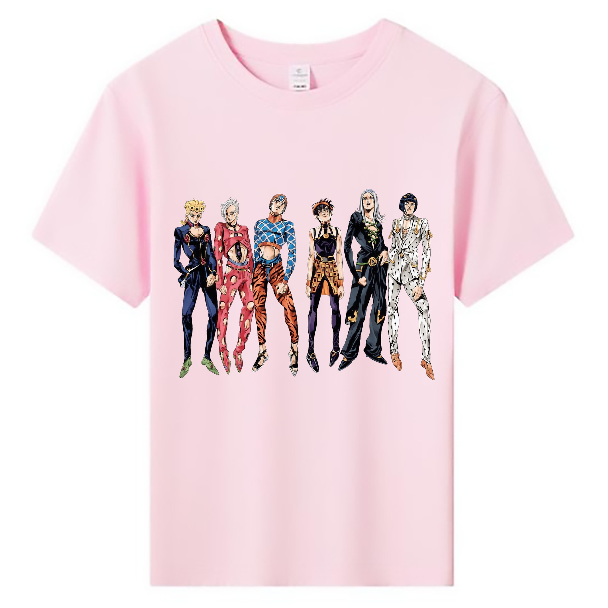 （画像用） ジョジョの奇妙な冒険 JoJo's Bizarre Adventure 綿100％キッズTシャツ（フロントプリント）