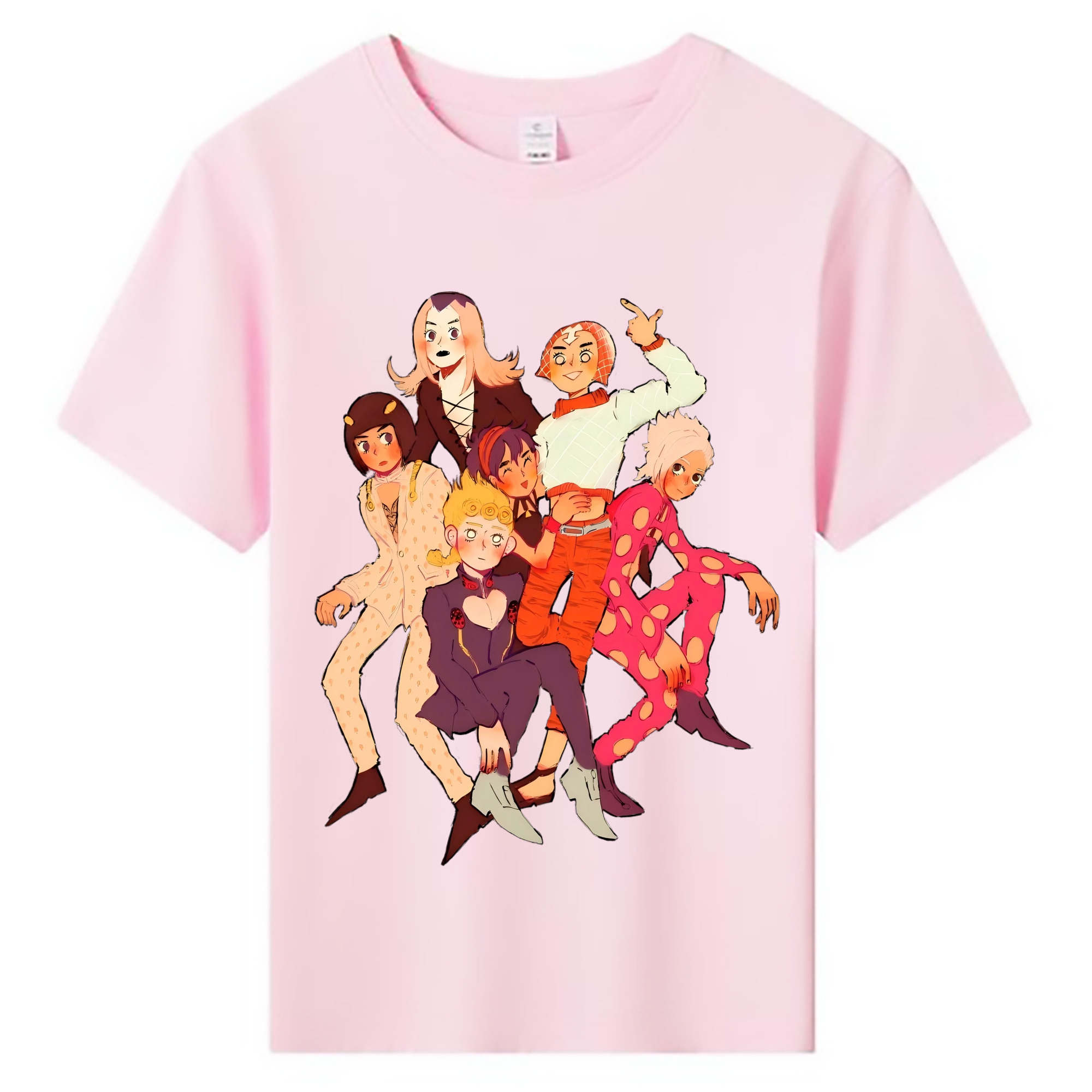 （画像用） ジョジョの奇妙な冒険 JoJo's Bizarre Adventure 綿100％キッズTシャツ（フロントプリント）