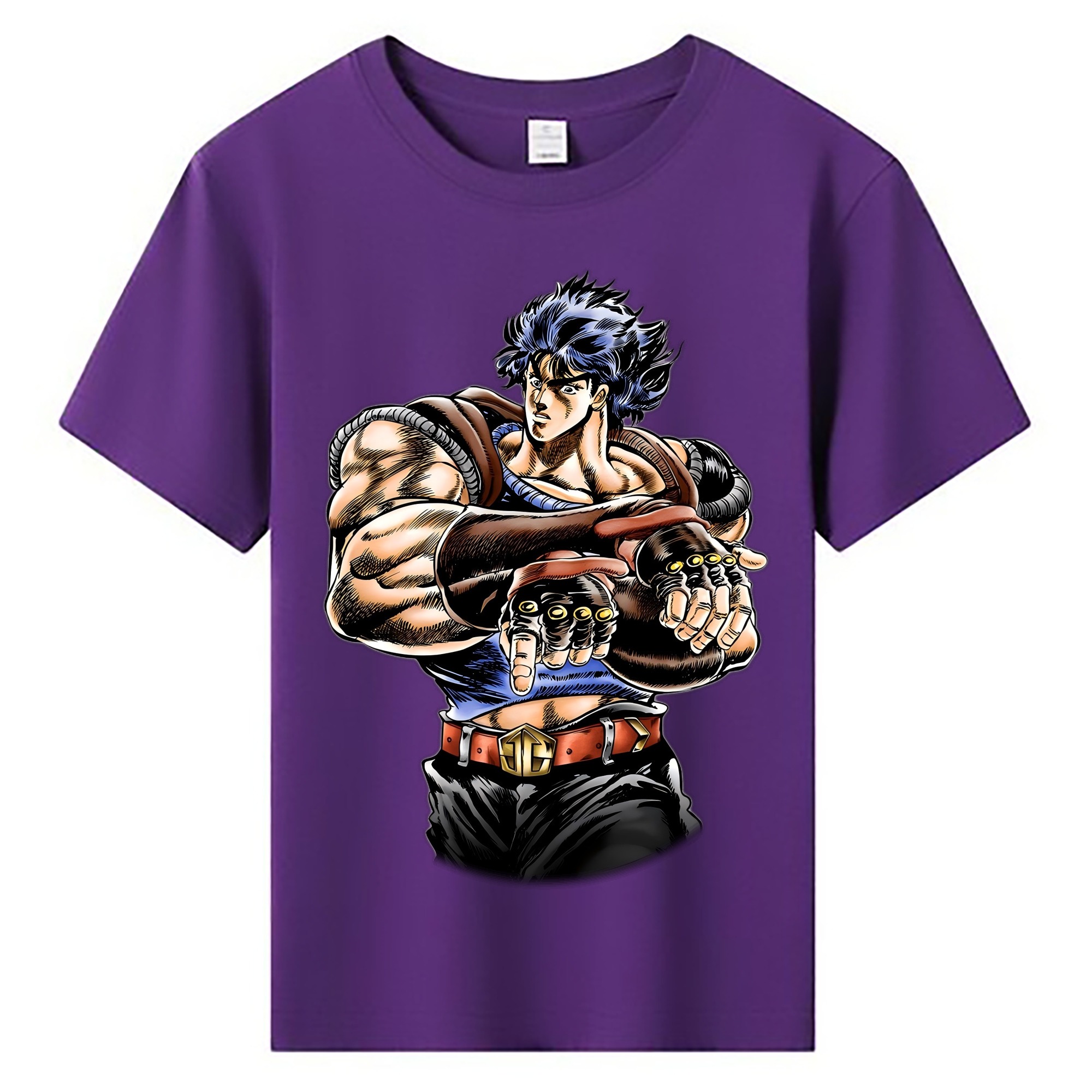 （画像用） ジョジョの奇妙な冒険 /ジョナサン?ジョースター JoJo's Bizarre Adventure Jonathan Joestar 綿100％キッズTシャツ（フロントプリント）