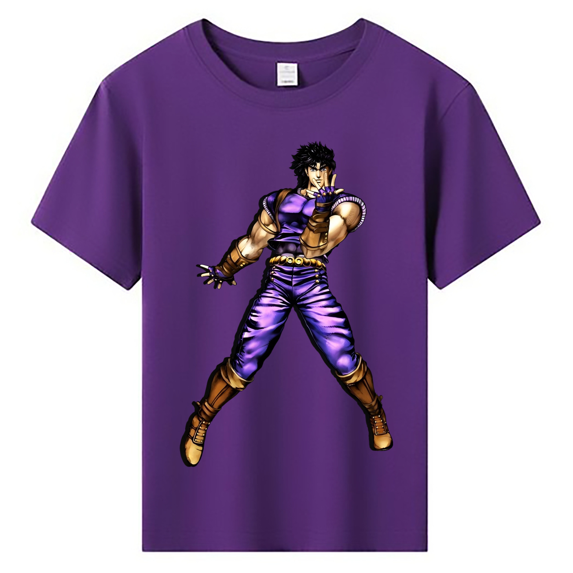 （画像用） ジョジョの奇妙な冒険 /ジョナサン?ジョースター JoJo's Bizarre Adventure Jonathan Joestar 綿100％キッズTシャツ（フロントプリント）
