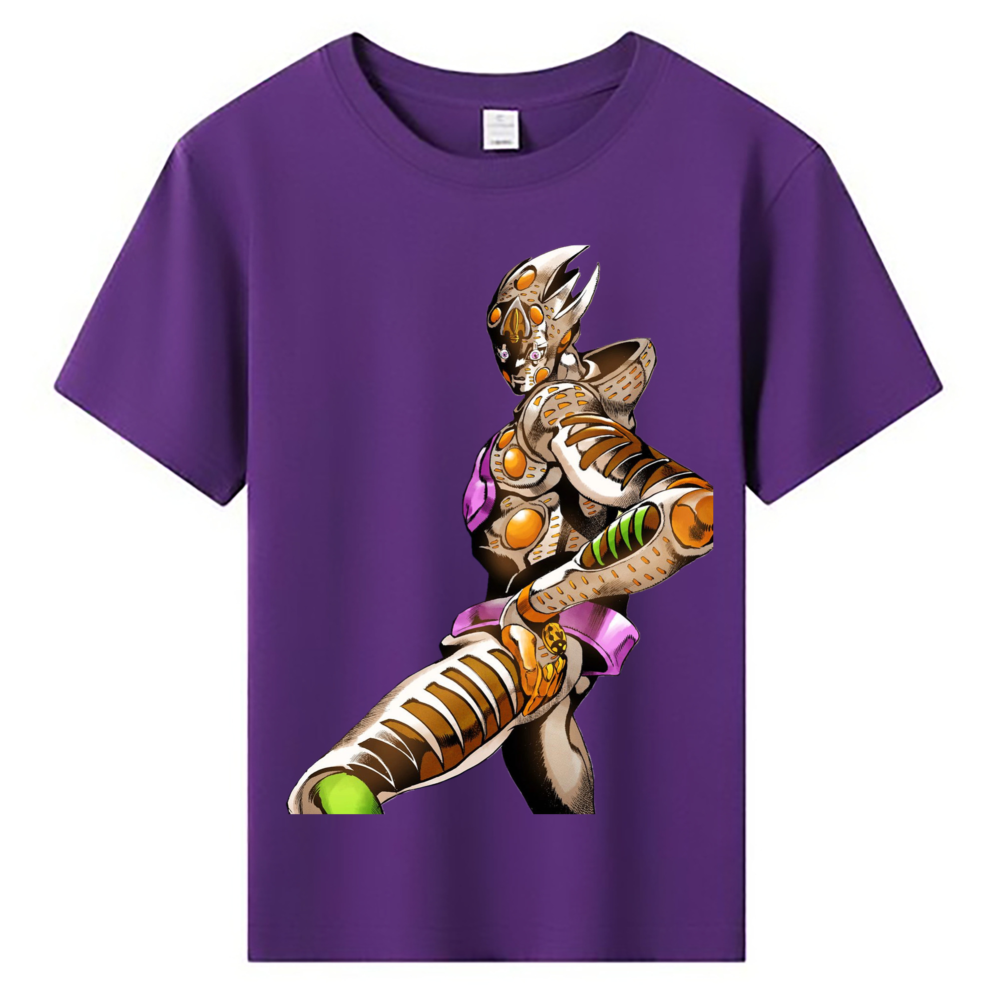 （画像用） ジョジョの奇妙な冒険 ジョルノ?ジョバァーナ JoJo's Bizarre Adventure Giorno Giovanna 綿100％キッズTシャツ（フロントプリント）