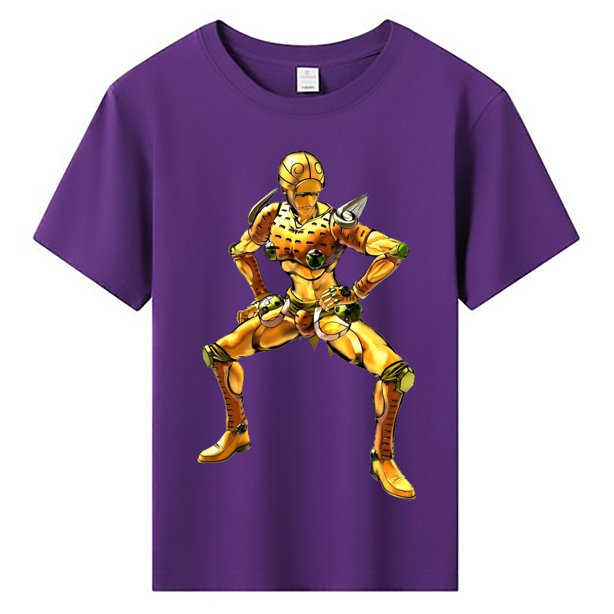 （画像用） ジョジョの奇妙な冒険 ジョルノ?ジョバァーナ JoJo's Bizarre Adventure Giorno Giovanna 綿100％キッズTシャツ（フロントプリント）