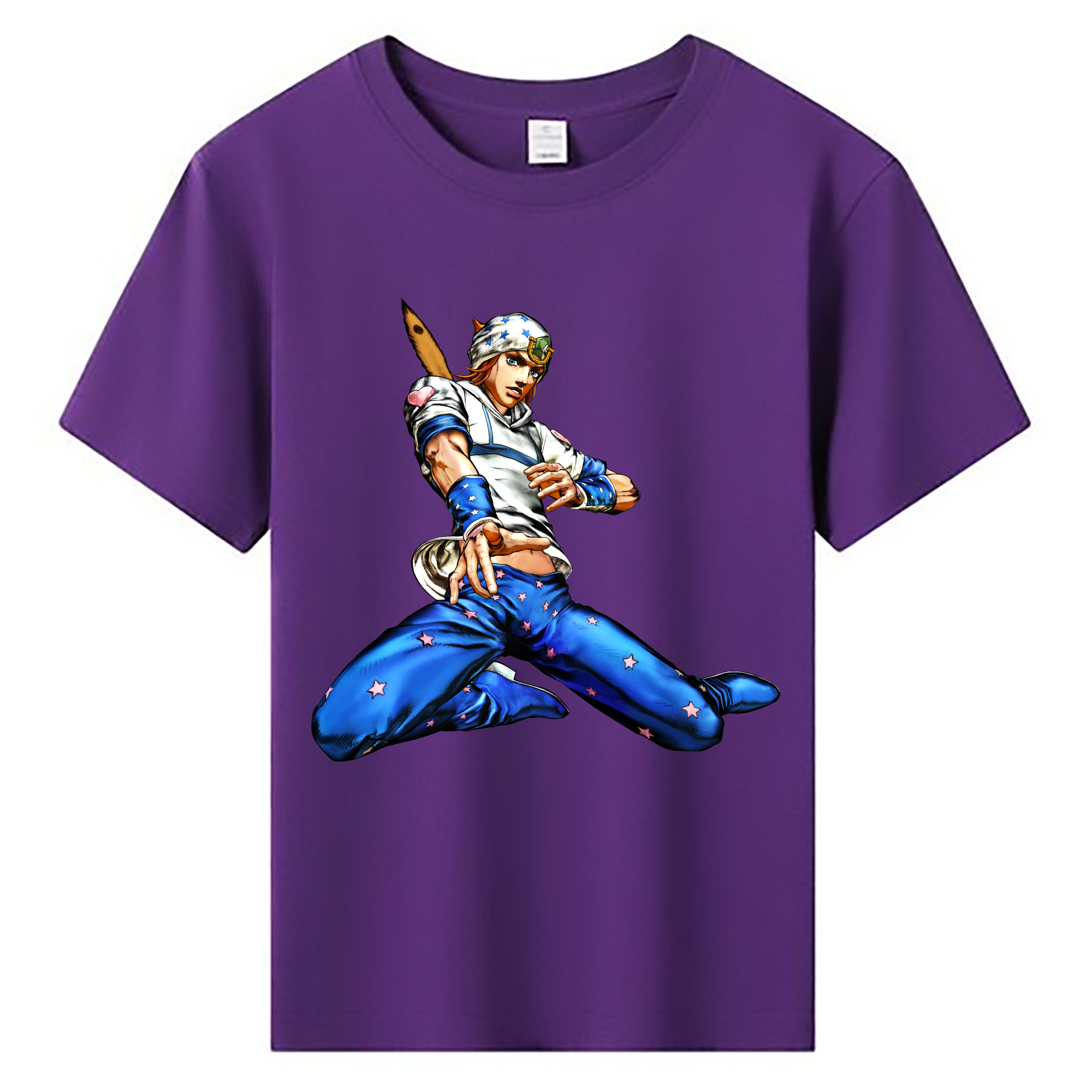 （画像用） ジョジョの奇妙な冒険 ジョナサン?ジョースター JoJo's Bizarre Adventure Jonathan Joestar 綿100％キッズTシャツ（フロントプリント）