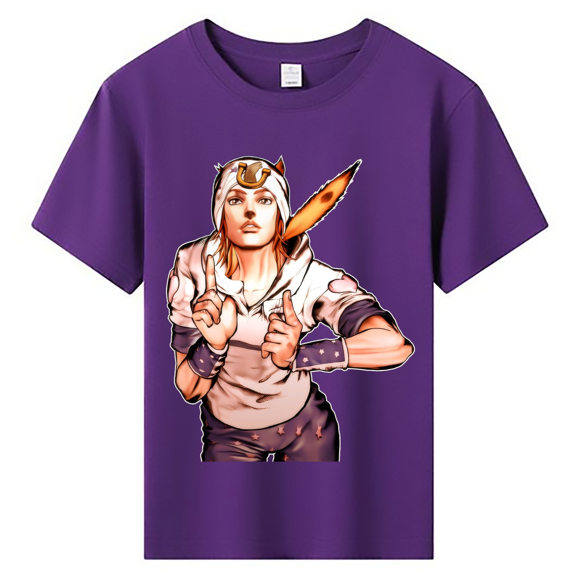 （画像用） ジョジョの奇妙な冒険 ジョナサン?ジョースター JoJo's Bizarre Adventure Jonathan Joestar 綿100％キッズTシャツ（フロントプリント）