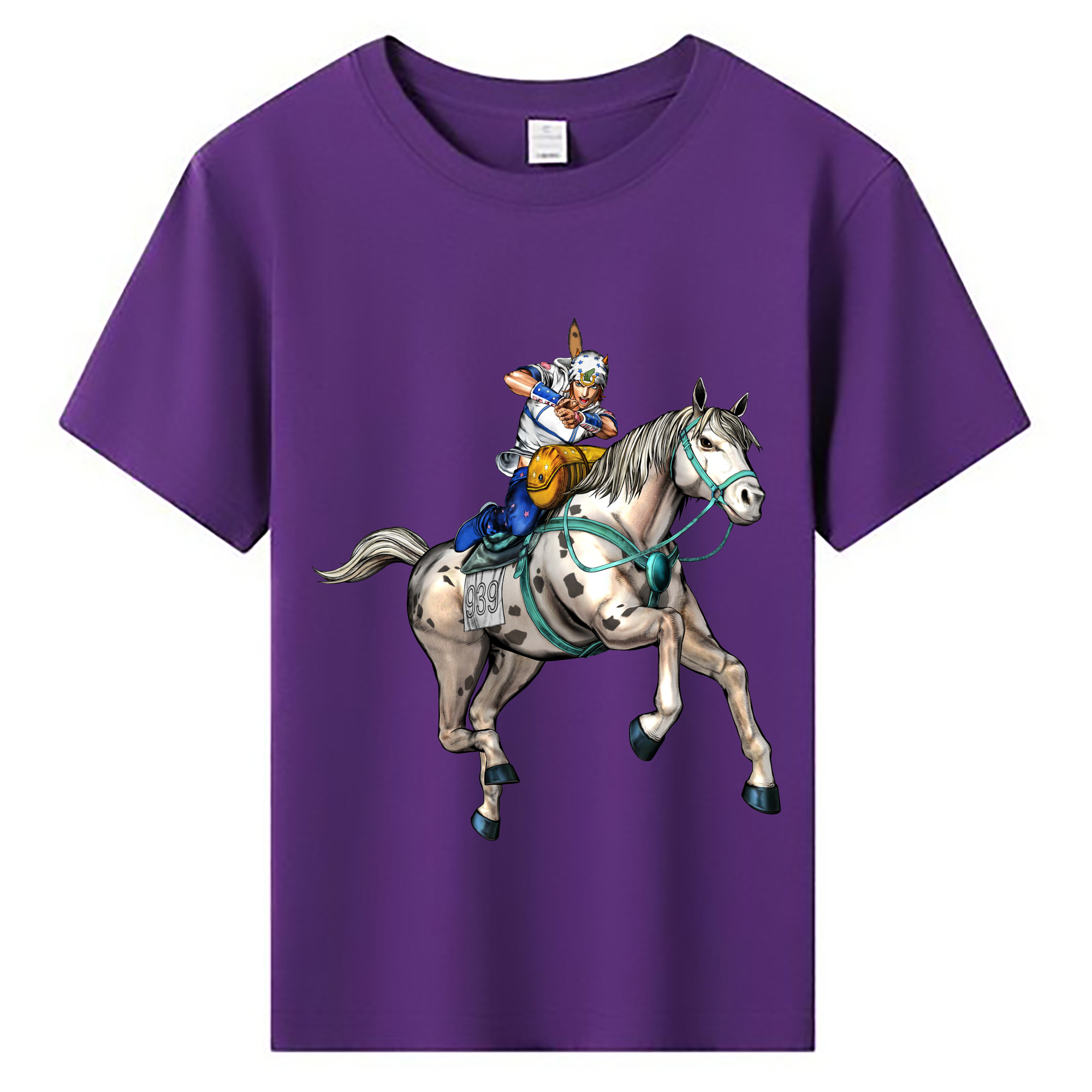 （画像用） ジョジョの奇妙な冒険 ジョナサン?ジョースター JoJo's Bizarre Adventure Jonathan Joestar 綿100％キッズTシャツ（フロントプリント）