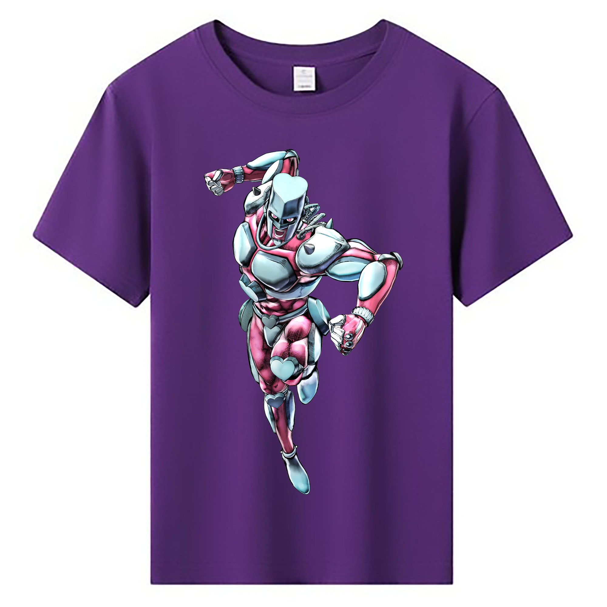 （画像用） ジョジョの奇妙な冒険 ひがしかた じょうすけ JoJo's Bizarre Adventure Higashikata Josuke 綿100％キッズTシャツ（フロントプリント）