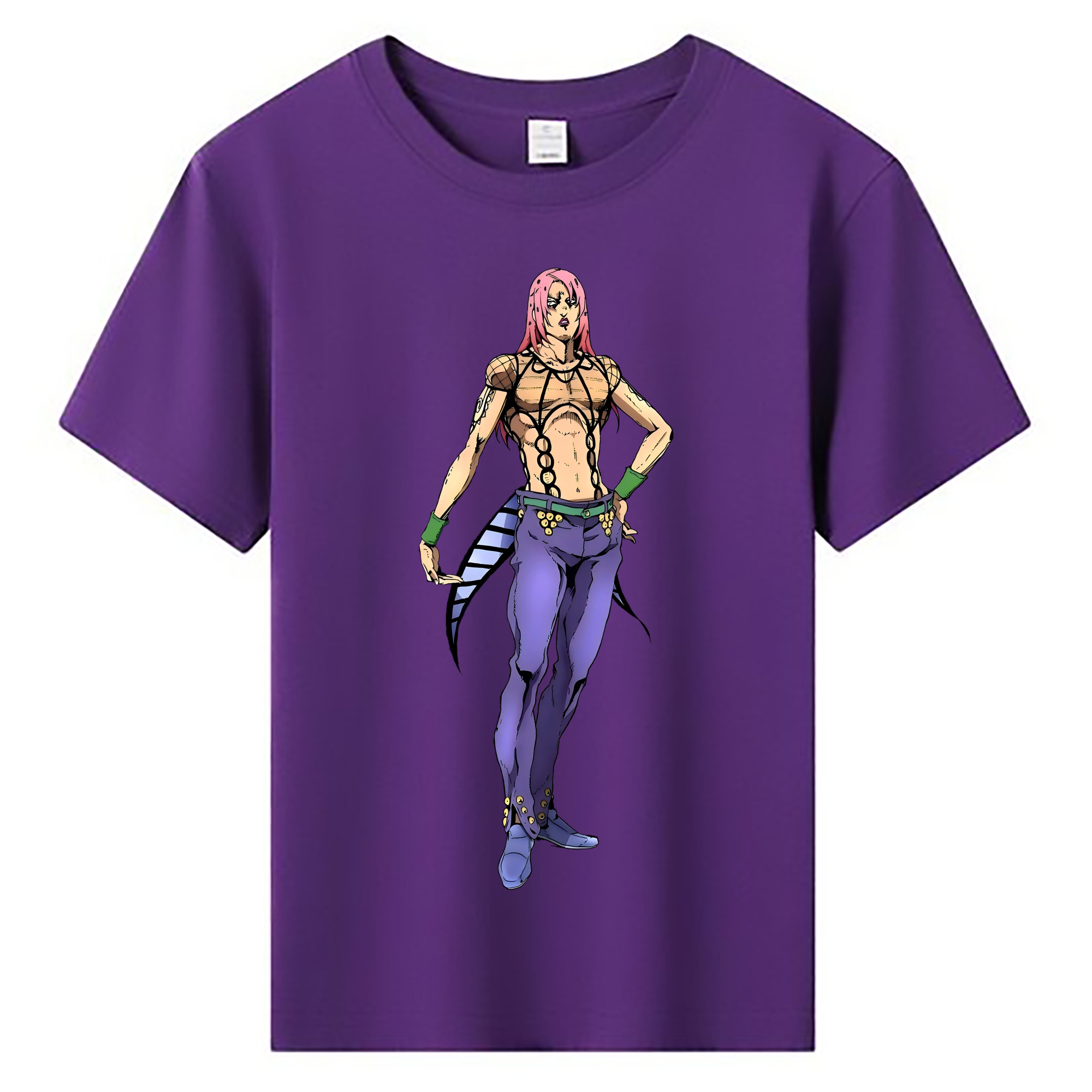 （画像用） ジョジョの奇妙な冒険 ビネガー?ドッピオ JoJo's Bizarre Adventure Vinegar Doppio 綿100％キッズTシャツ（フロントプリント）