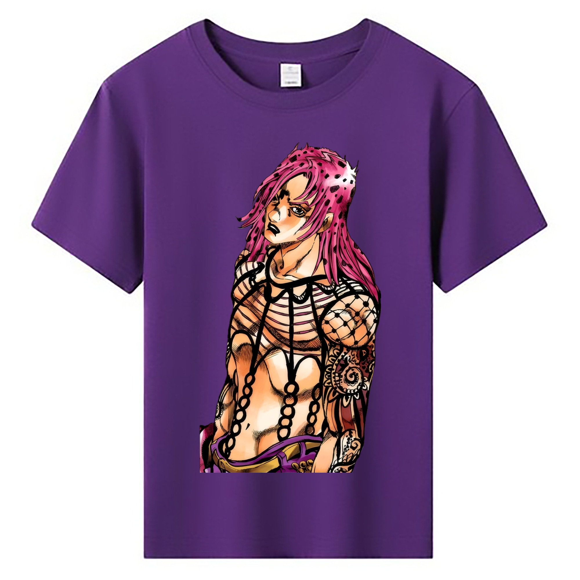 （画像用） ジョジョの奇妙な冒険 ビネガー?ドッピオ JoJo's Bizarre Adventure Vinegar Doppio 綿100％キッズTシャツ（フロントプリント）