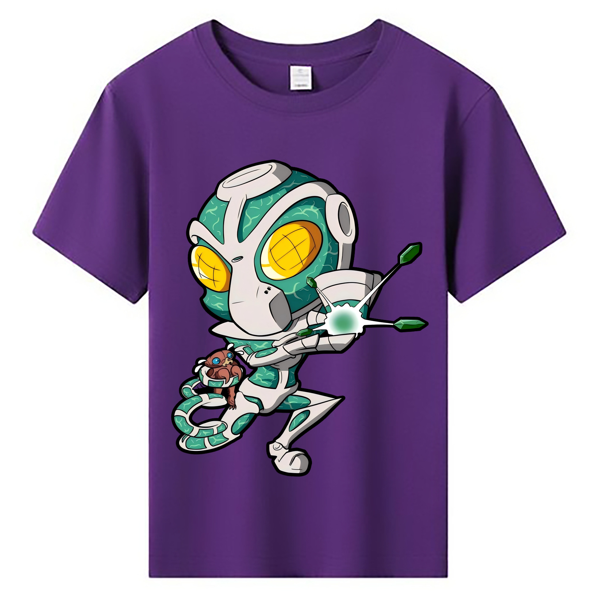 （画像用） ジョジョの奇妙な冒険 花京院 典明（かきょういん のりあき） JoJo's Bizarre Adventure Kakyoin Noriaki 綿100％キッズTシャツ（フロントプリント）