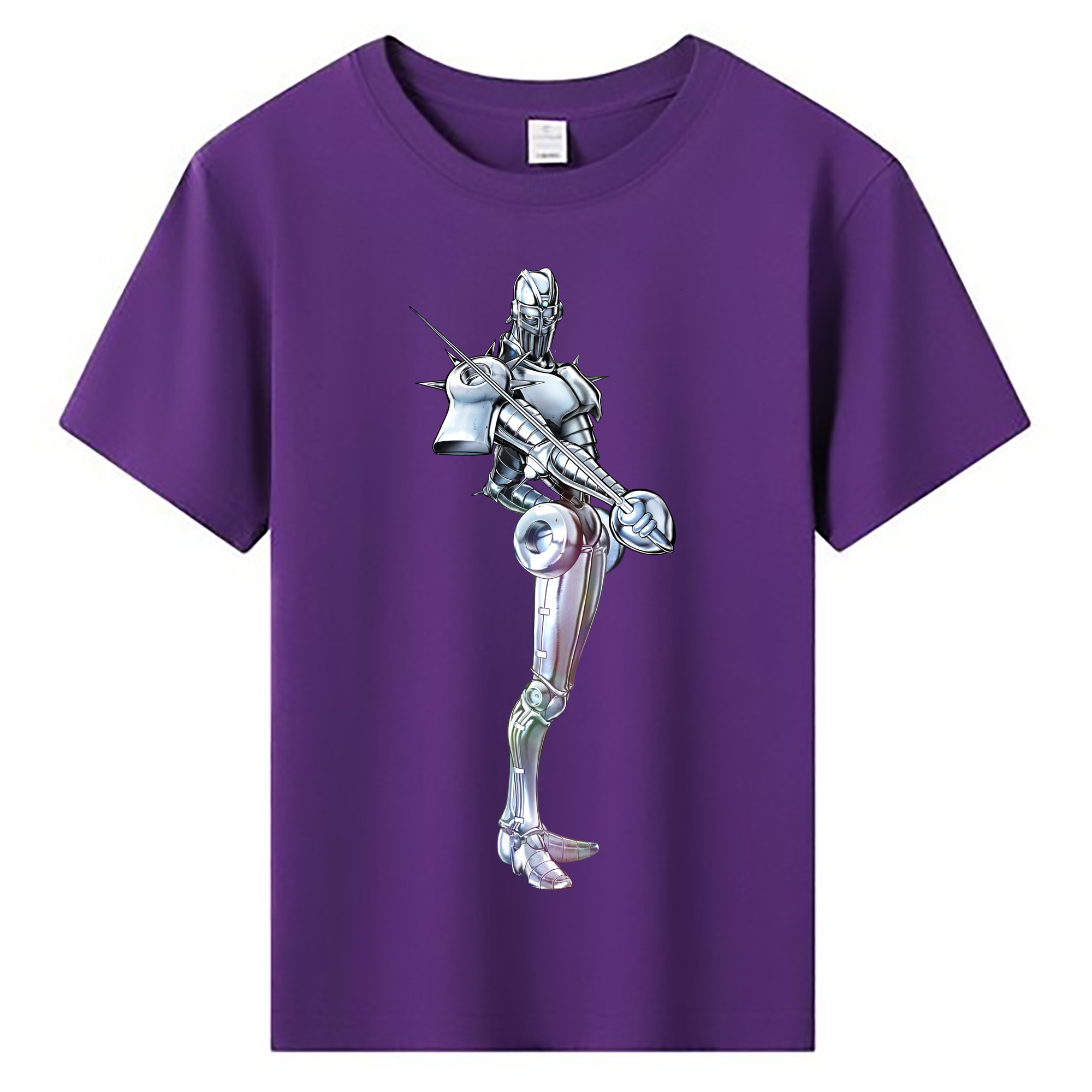 （画像用） ジョジョの奇妙な冒険 ジャン＝ピエール?ポルナレフ JoJo's Bizarre Adventure Jan Pierre Polnareff 綿100％キッズTシャツ（フロントプリント）