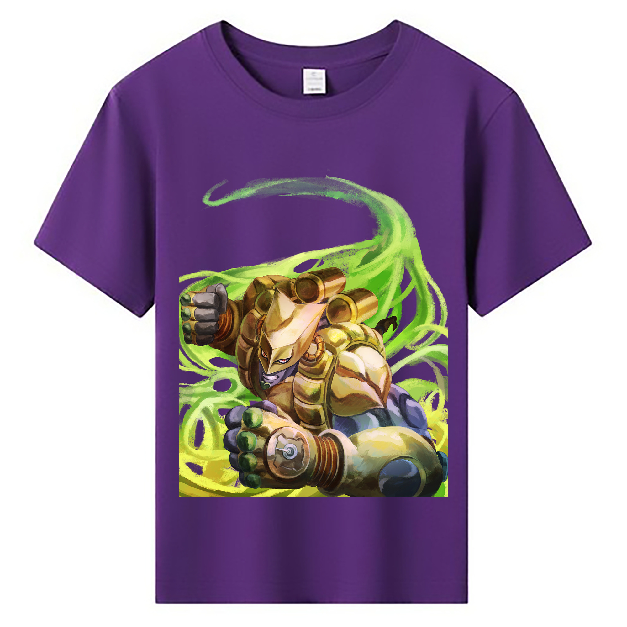 （画像用） ジョジョの奇妙な冒険 ディオ?ブランドー JoJo's Bizarre Adventure Dio Brando 綿100％キッズTシャツ（フロントプリント）