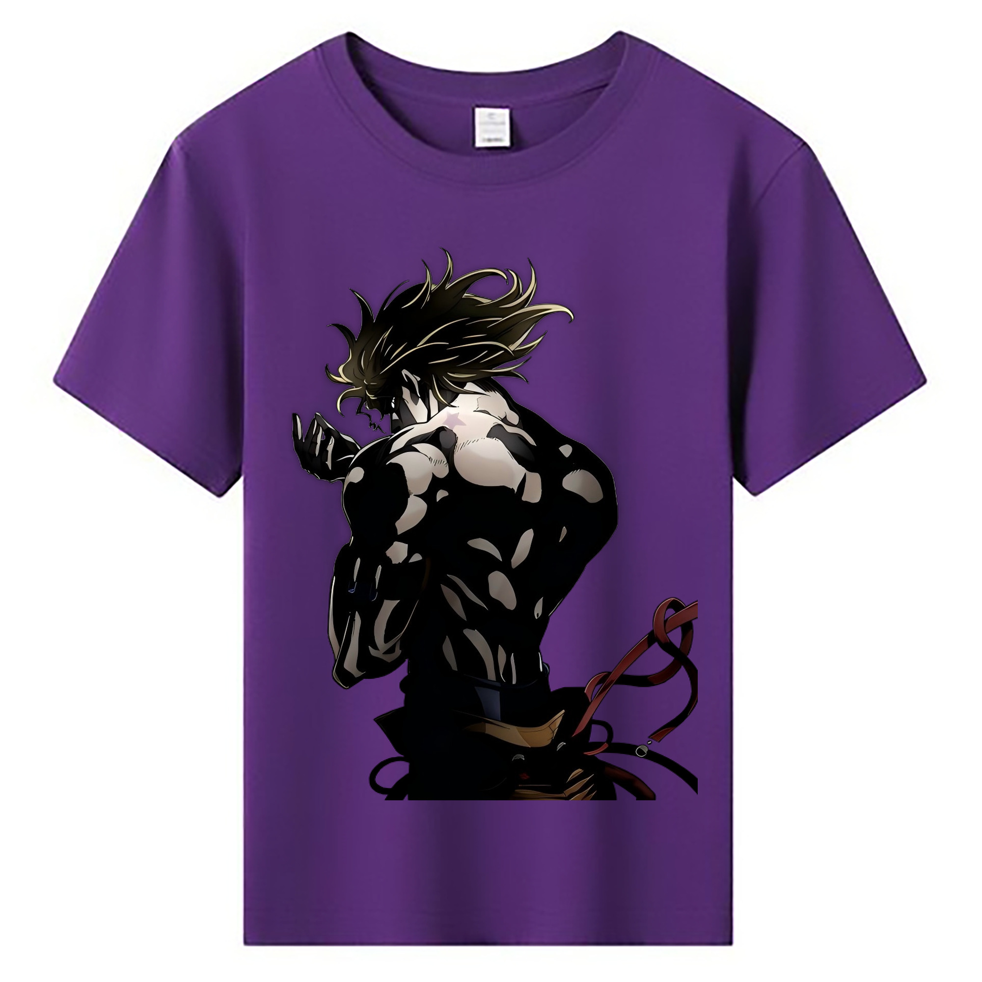 （画像用） ジョジョの奇妙な冒険 ディオ?ブランドー JoJo's Bizarre Adventure Dio Brando 綿100％キッズTシャツ（フロントプリント）