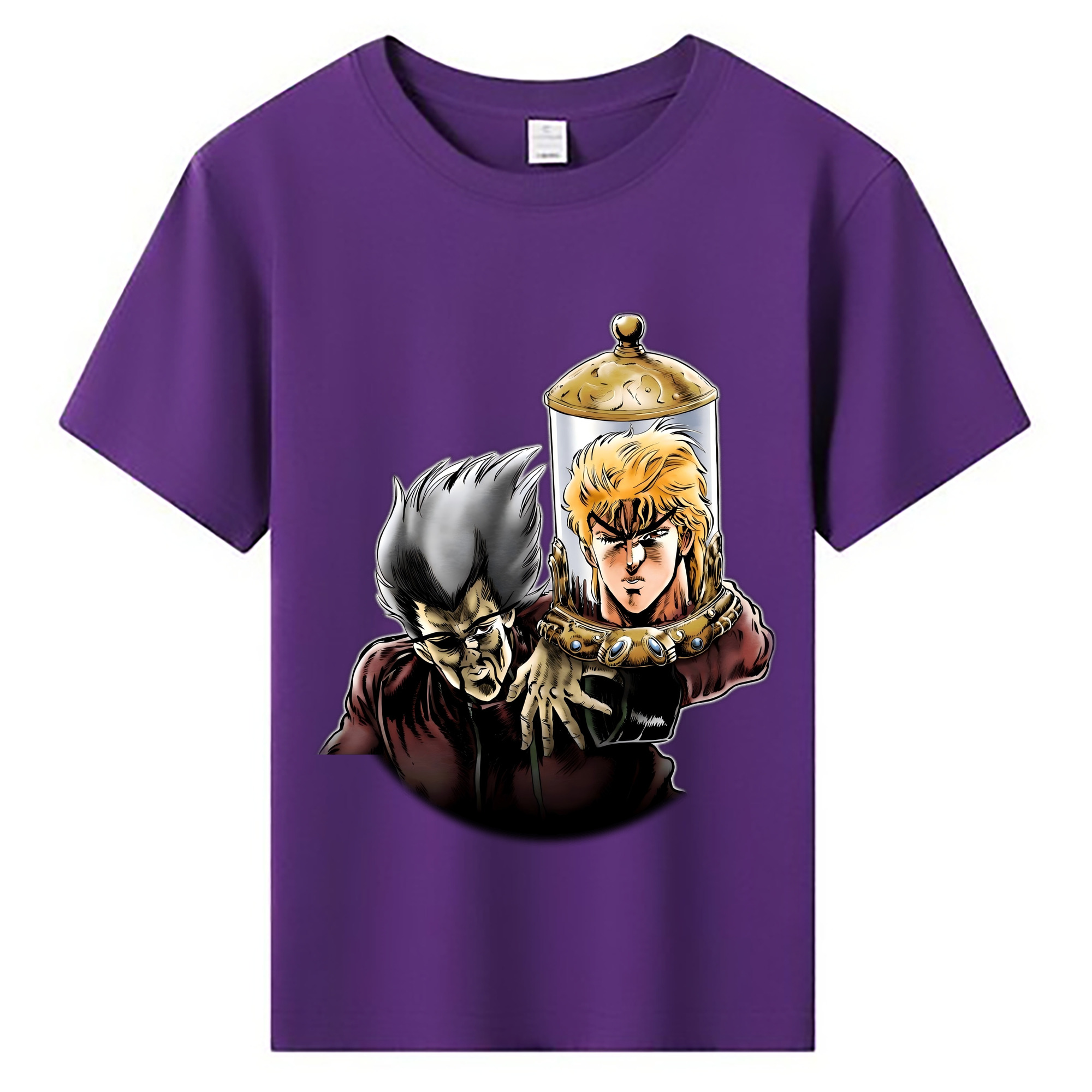 （画像用） ジョジョの奇妙な冒険 ディオ?ブランドー JoJo's Bizarre Adventure Dio Brando 綿100％キッズTシャツ（フロントプリント）