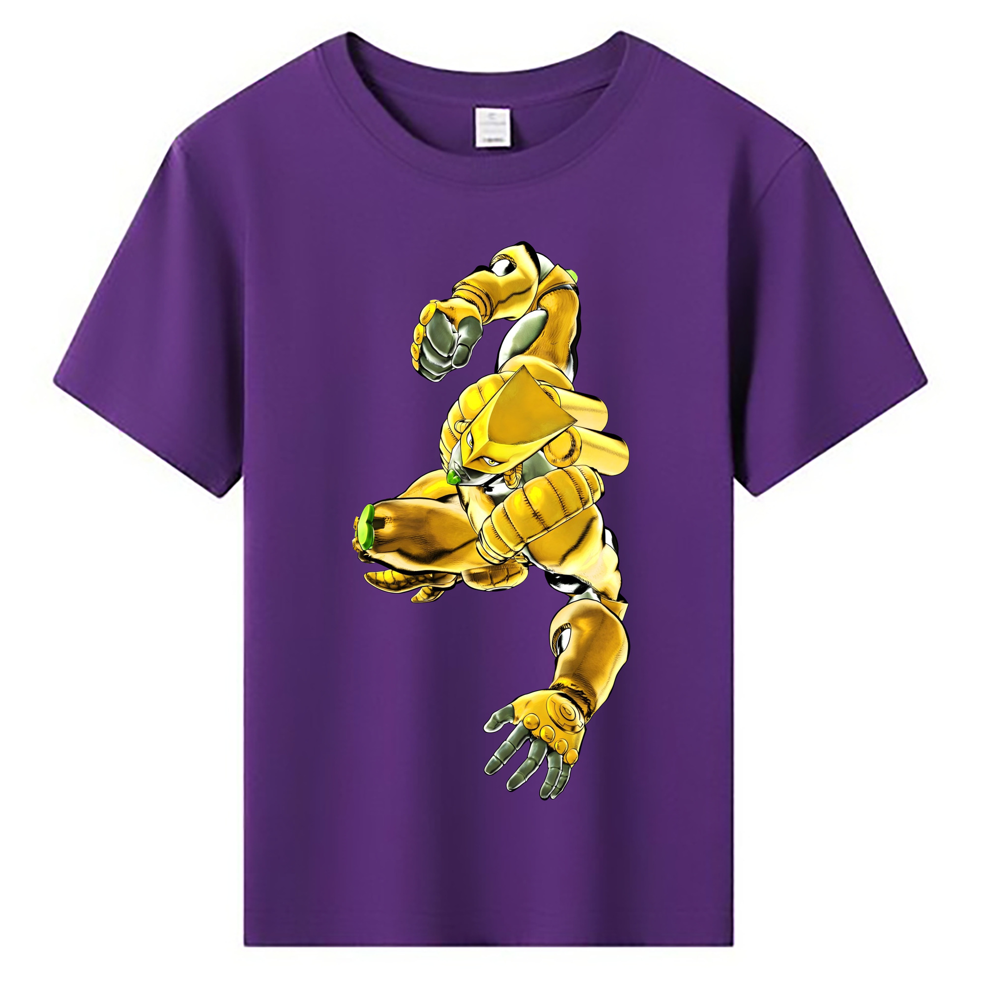 （画像用） ジョジョの奇妙な冒険 ディオ?ブランドー JoJo's Bizarre Adventure Dio Brando 綿100％キッズTシャツ（フロントプリント）