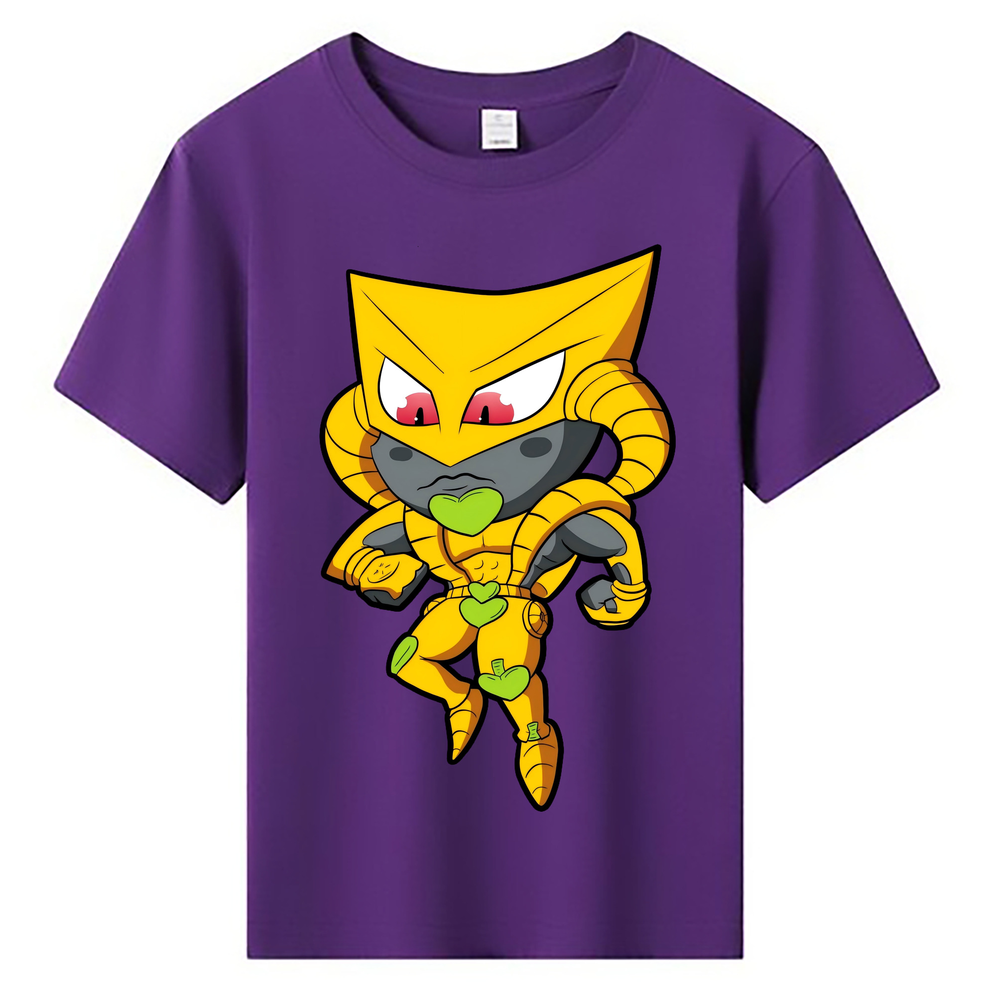 （画像用） ジョジョの奇妙な冒険 ディオ?ブランドー JoJo's Bizarre Adventure Dio Brando 綿100％キッズTシャツ（フロントプリント）