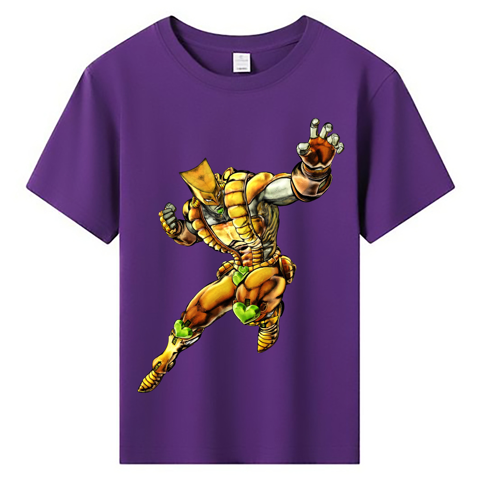 （画像用） ジョジョの奇妙な冒険 ディオ?ブランドー JoJo's Bizarre Adventure Dio Brando 綿100％キッズTシャツ（フロントプリント）