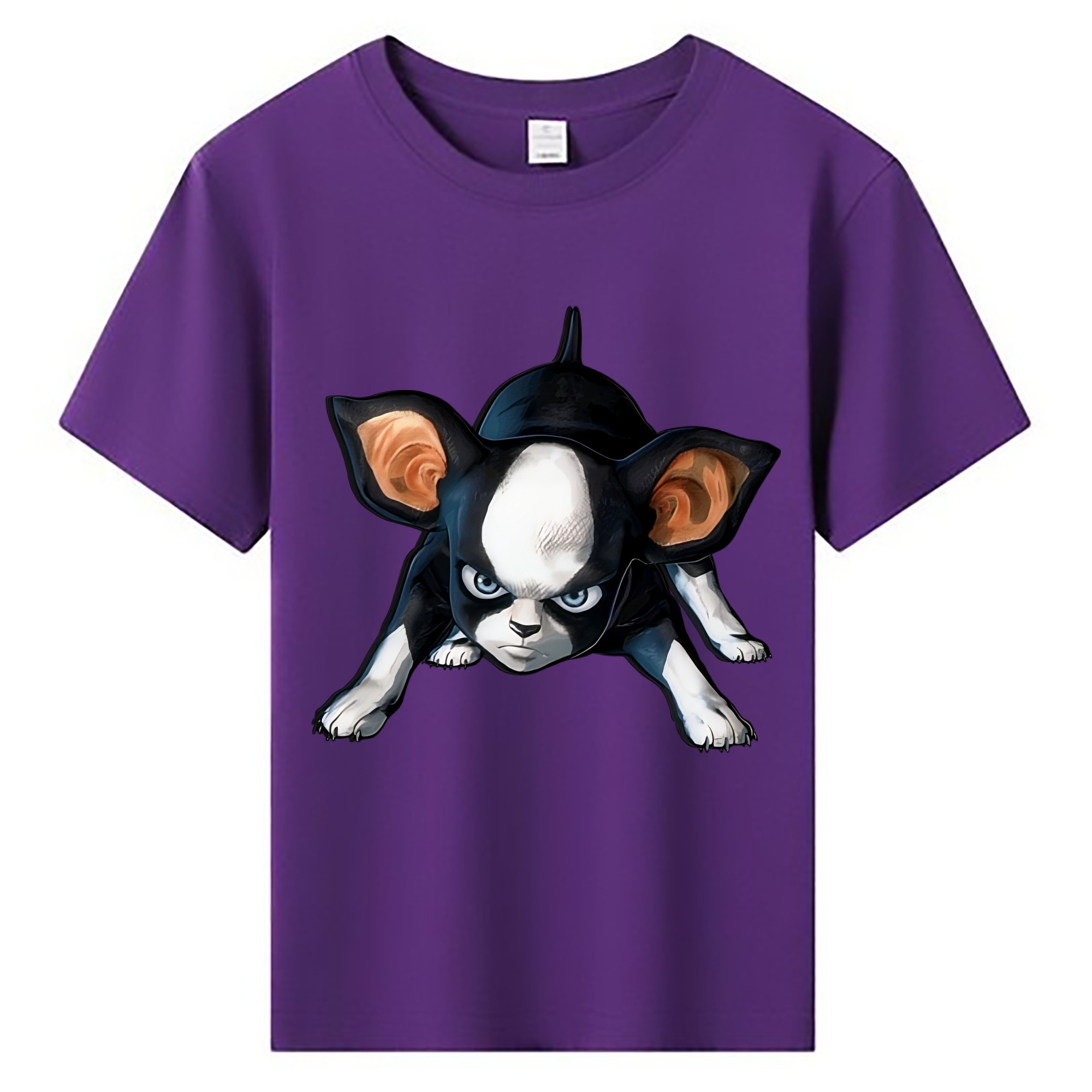 （画像用） ジョジョの奇妙な冒険 イギー JoJo's Bizarre Adventure Iggy 綿100％キッズTシャツ（フロントプリント）