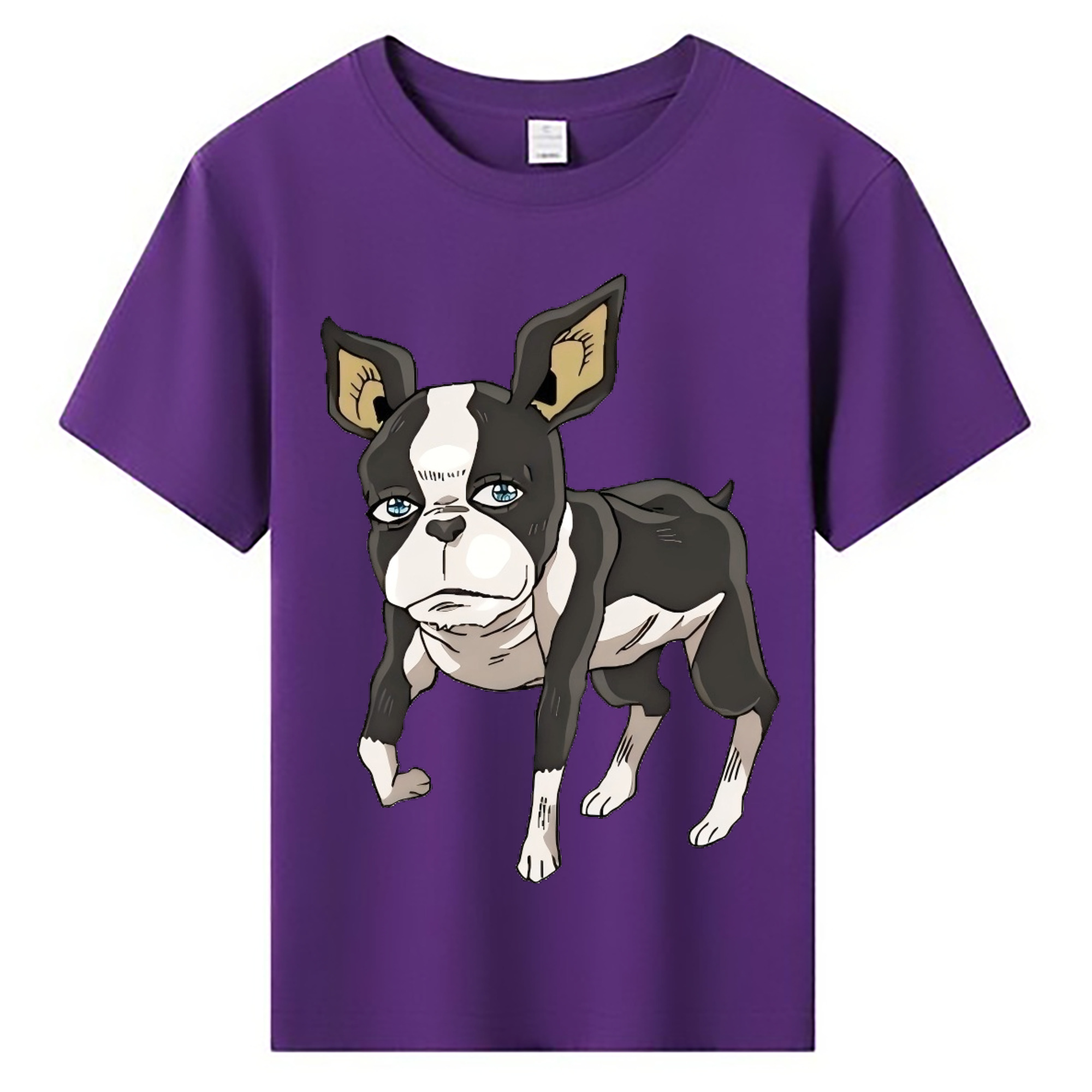 （画像用） ジョジョの奇妙な冒険 イギー JoJo's Bizarre Adventure Iggy 綿100％キッズTシャツ（フロントプリント）