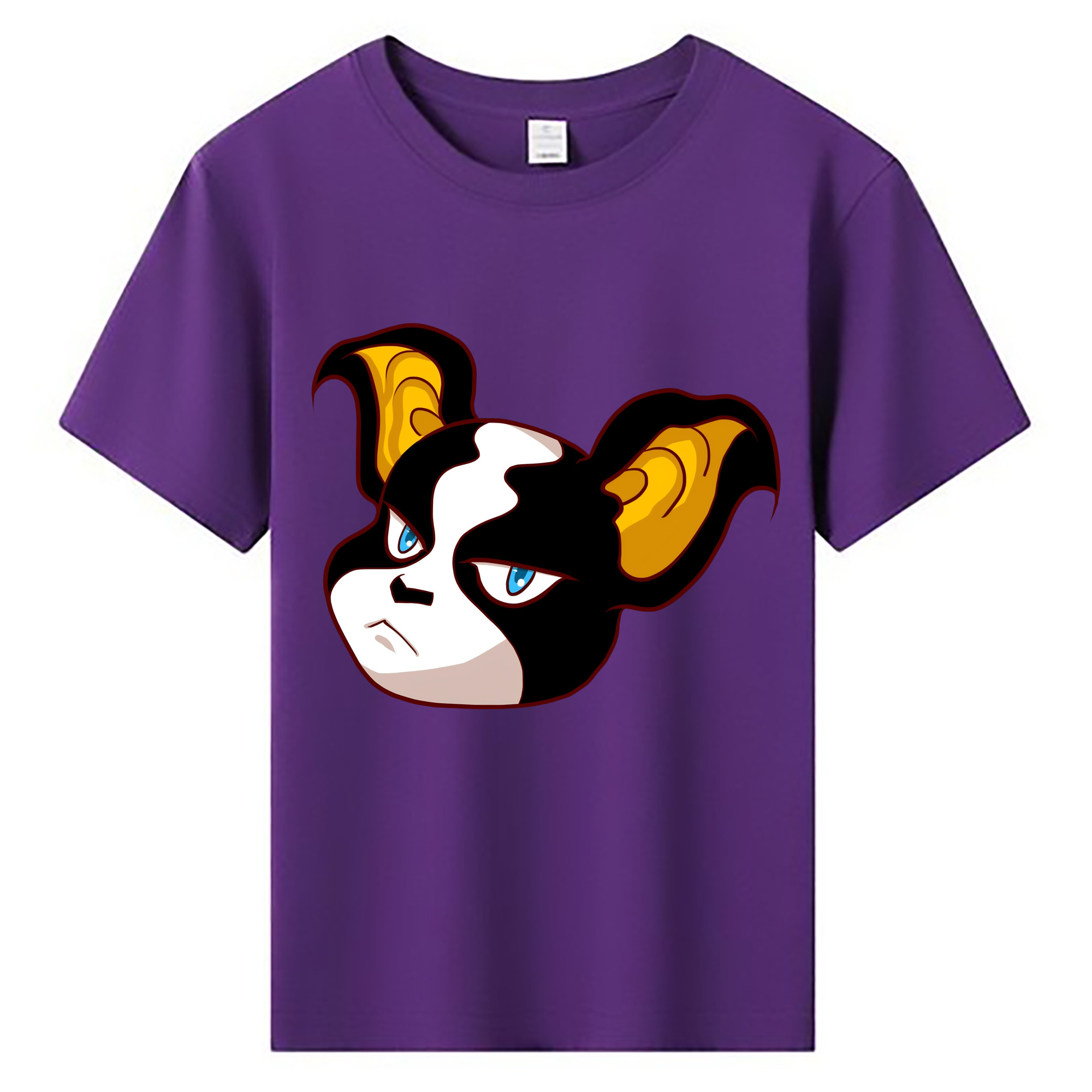 （画像用） ジョジョの奇妙な冒険 イギー JoJo's Bizarre Adventure Iggy 綿100％キッズTシャツ（フロントプリント）