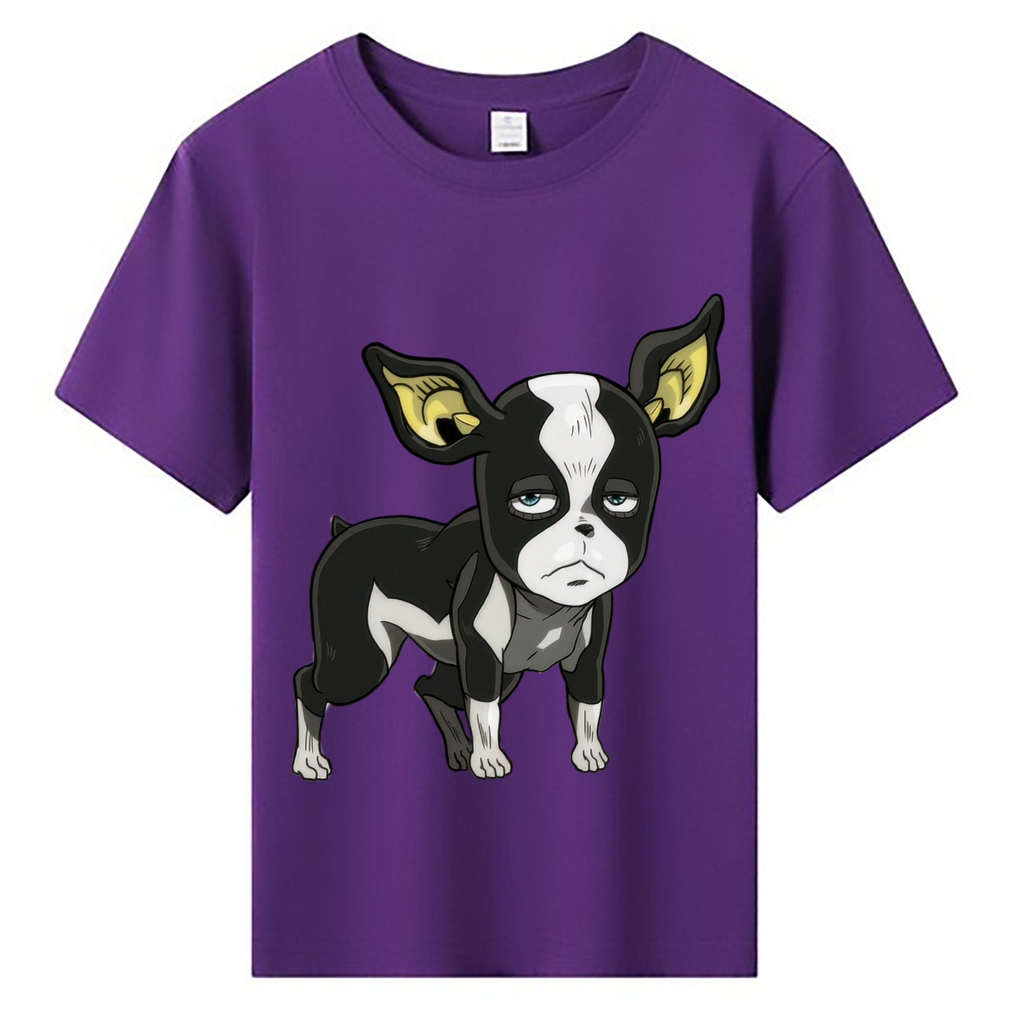 （画像用） ジョジョの奇妙な冒険 イギー JoJo's Bizarre Adventure Iggy 綿100％キッズTシャツ（フロントプリント）