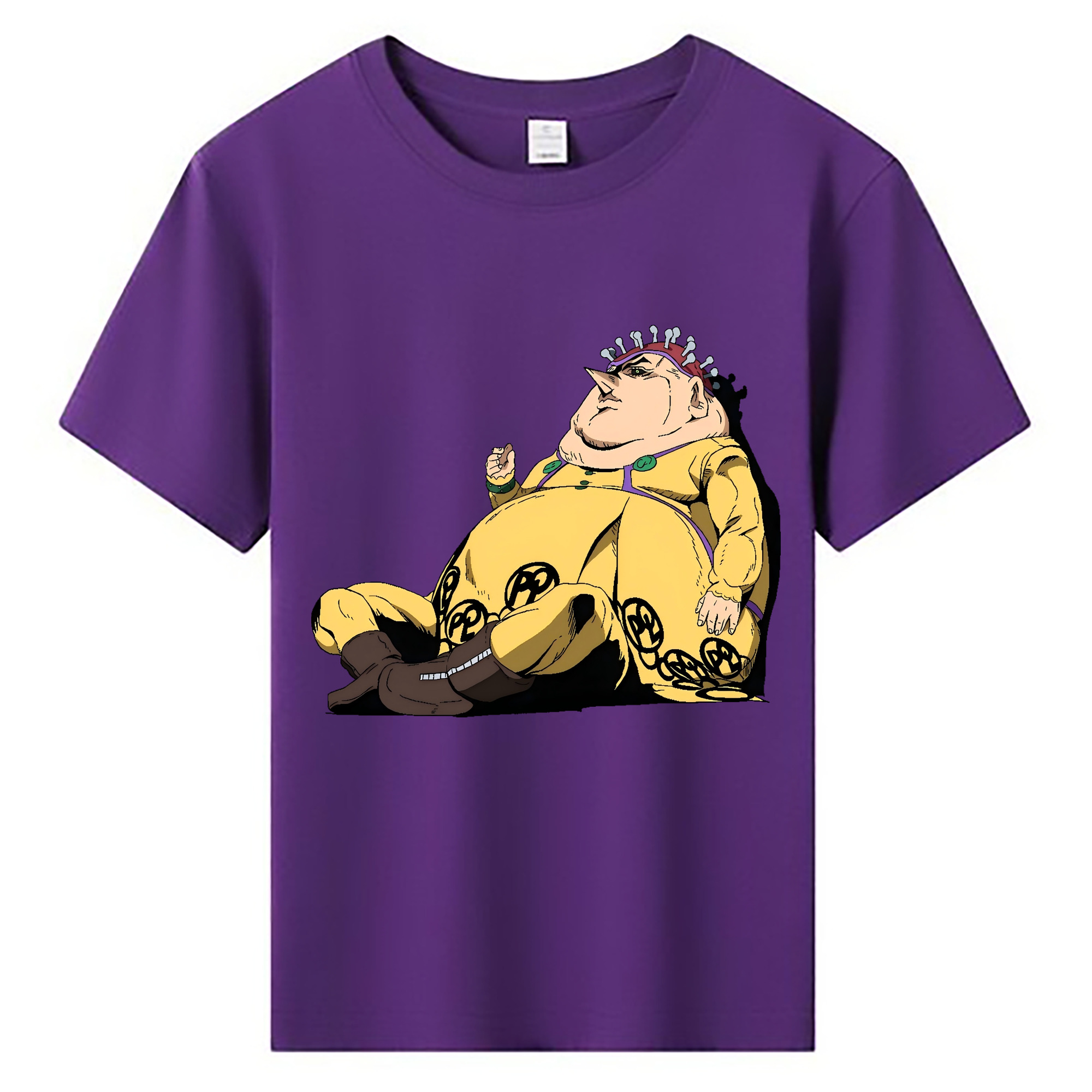 （画像用） ジョジョの奇妙な冒険 ポルポ JoJo's Bizarre Adventure Polpo 綿100％キッズTシャツ（フロントプリント）