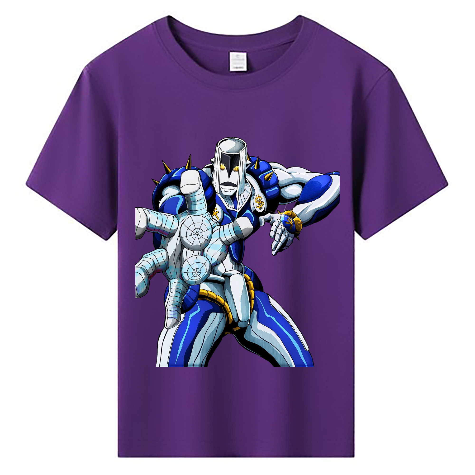 （画像用） ジョジョの奇妙な冒険 虹村億泰 にじむら おくやす JoJo's Bizarre Adventure Nijimura Okuyasu 綿100％キッズTシャツ（フロントプリント）