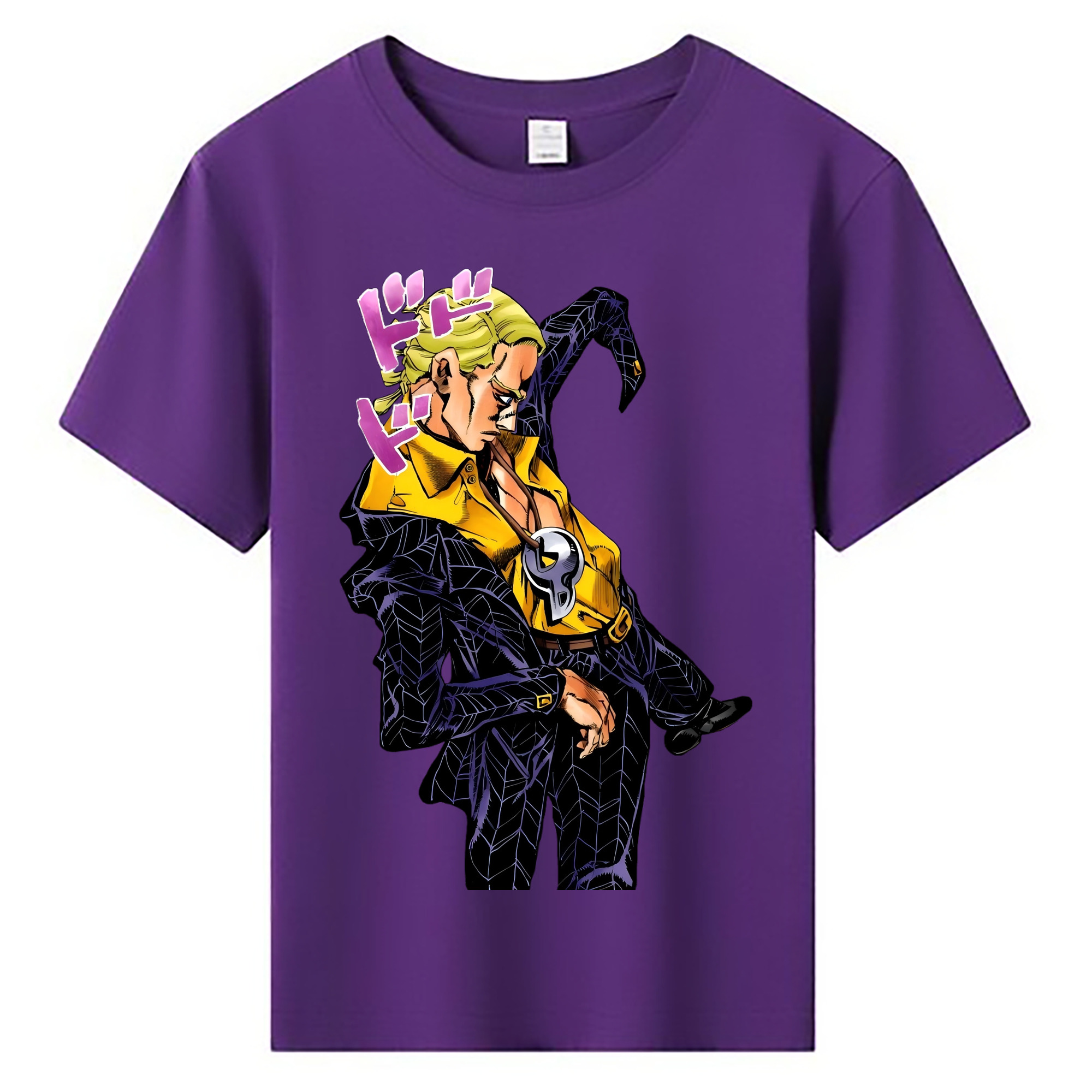 （画像用） ジョジョの奇妙な冒険 プロシュート JoJo's Bizarre Adventure Prosciutto 綿100％キッズTシャツ（フロントプリント）