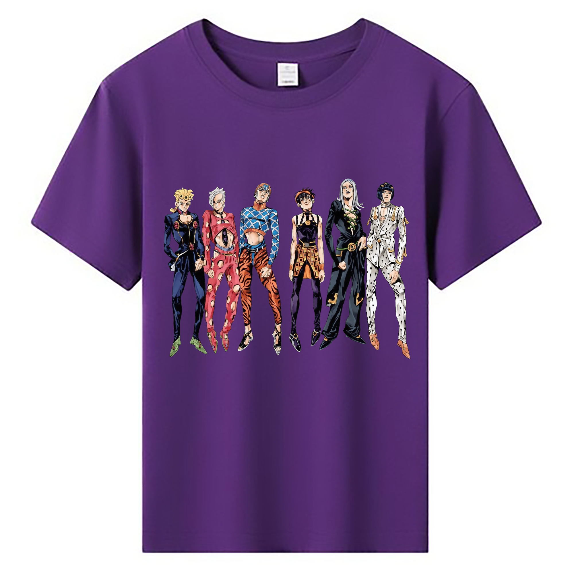 （画像用） ジョジョの奇妙な冒険 JoJo's Bizarre Adventure 綿100％キッズTシャツ（フロントプリント）