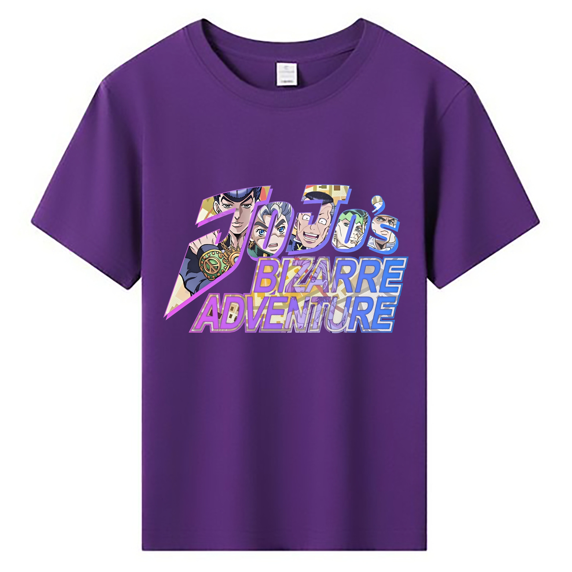 （画像用） ジョジョの奇妙な冒険 JoJo's Bizarre Adventure 綿100％キッズTシャツ（フロントプリント）