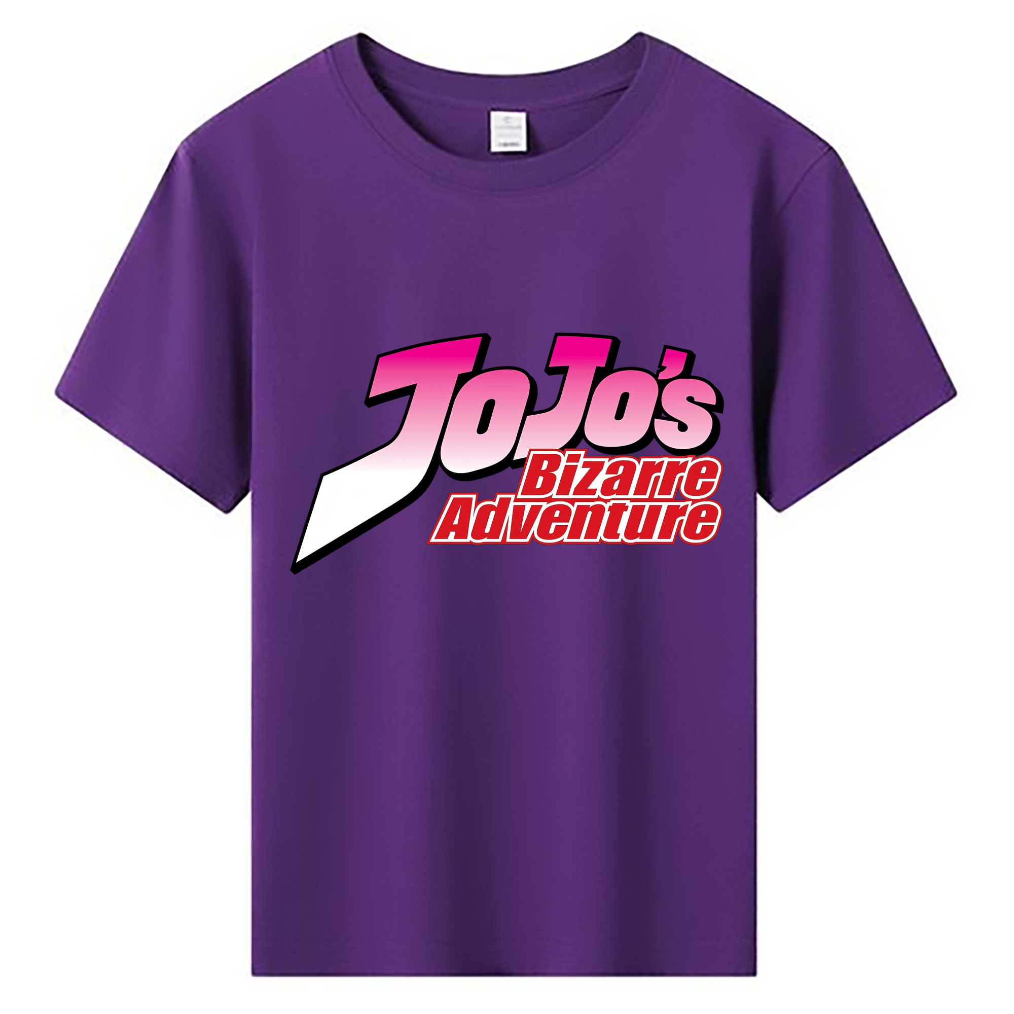 （画像用） ジョジョの奇妙な冒険 JoJo's Bizarre Adventure 綿100％キッズTシャツ（フロントプリント）