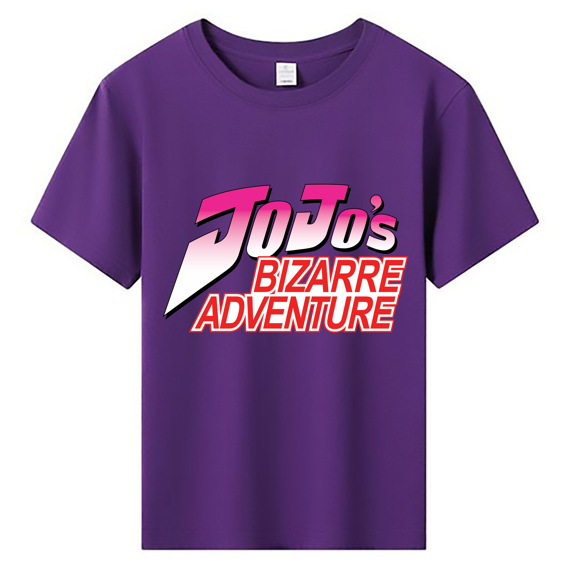 （画像用） ジョジョの奇妙な冒険 JoJo's Bizarre Adventure 綿100％キッズTシャツ（フロントプリント）