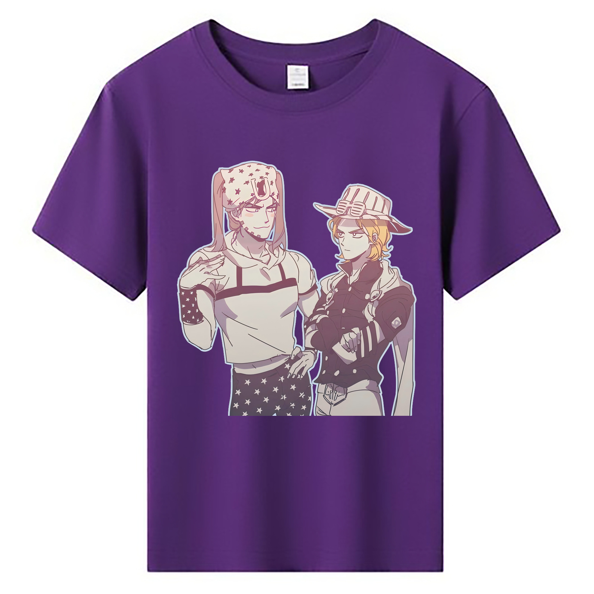 （画像用） ジョジョの奇妙な冒険 JoJo's Bizarre Adventure 綿100％キッズTシャツ（フロントプリント）