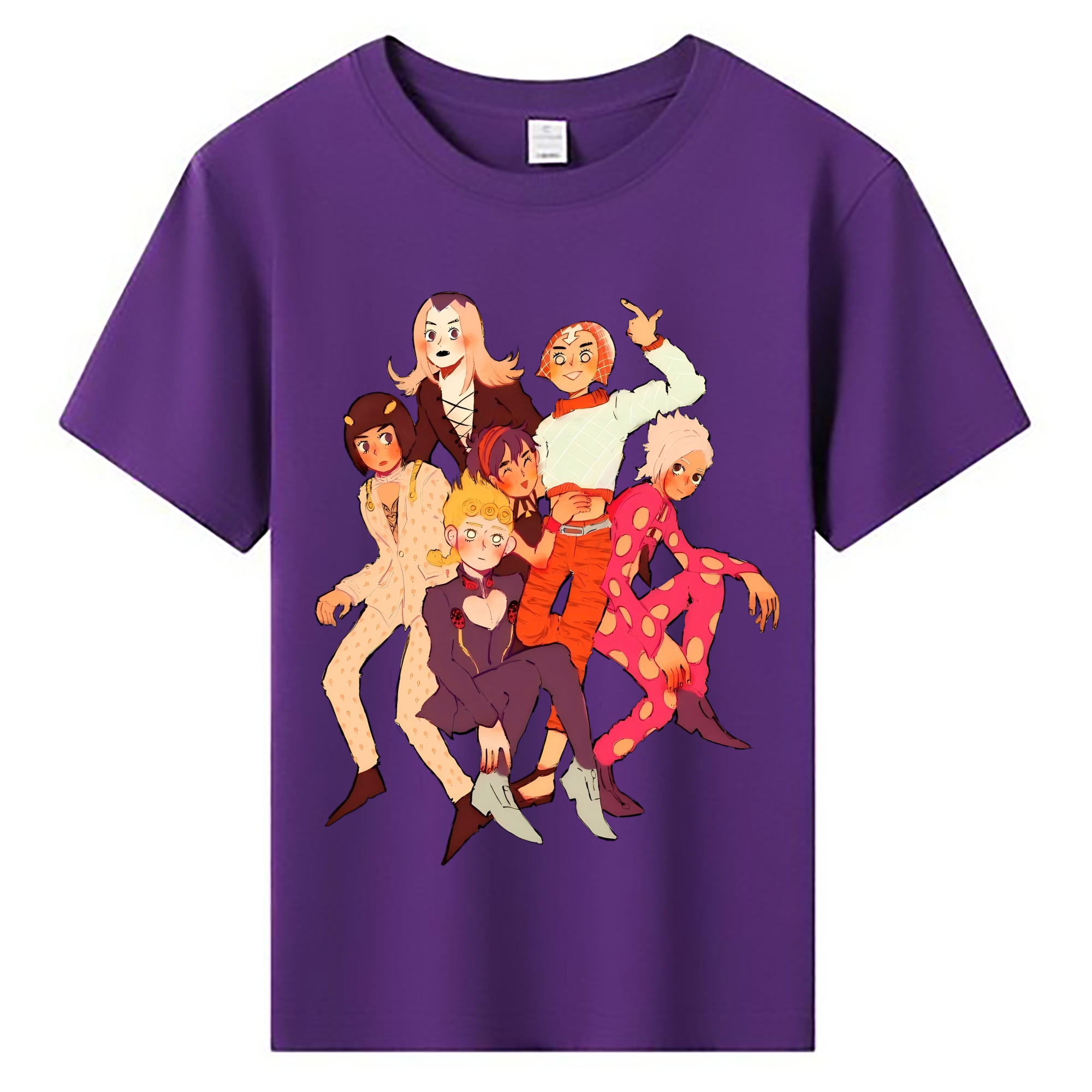 （画像用） ジョジョの奇妙な冒険 JoJo's Bizarre Adventure 綿100％キッズTシャツ（フロントプリント）
