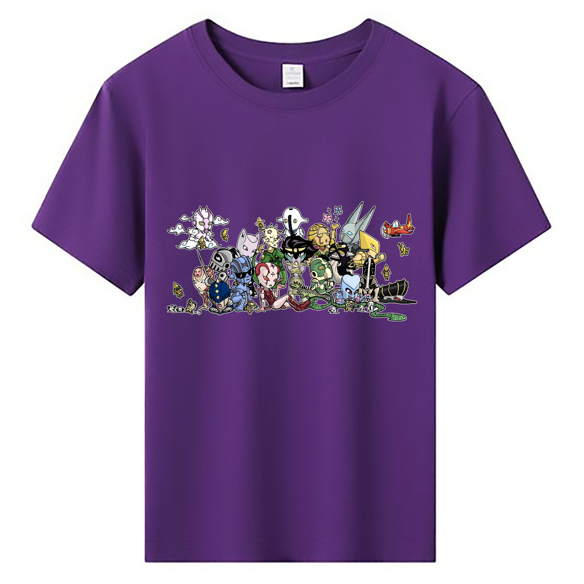 （画像用） ジョジョの奇妙な冒険 JoJo's Bizarre Adventure 綿100％キッズTシャツ（フロントプリント）