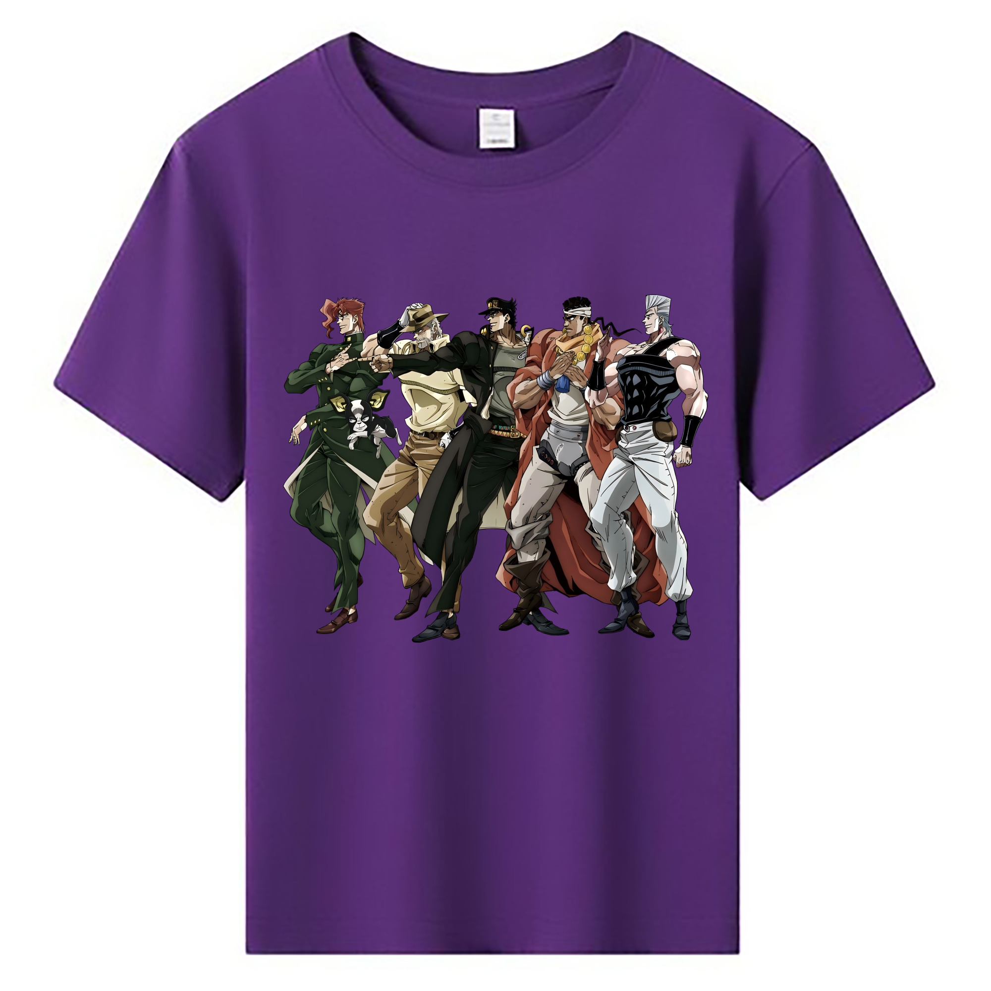 （画像用） ジョジョの奇妙な冒険 JoJo's Bizarre Adventure 綿100％キッズTシャツ（フロントプリント）