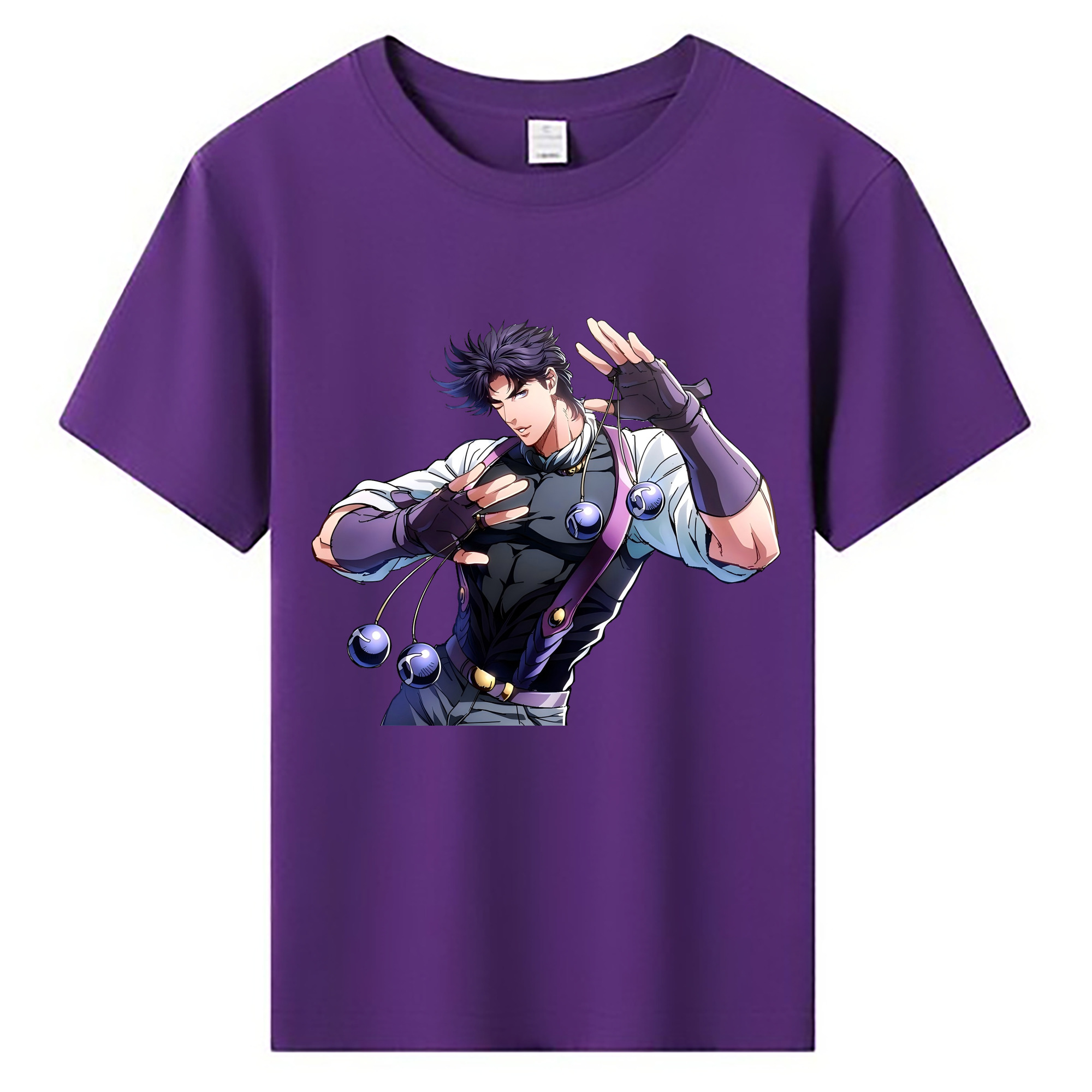 （画像用） ジョジョの奇妙な冒険 JoJo's Bizarre Adventure 綿100％キッズTシャツ（フロントプリント）