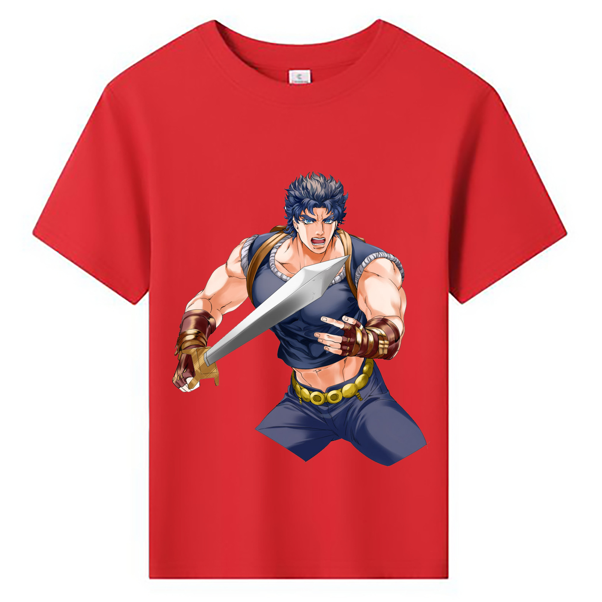 （画像用） ジョジョの奇妙な冒険 /ジョナサン?ジョースター JoJo's Bizarre Adventure Jonathan Joestar 綿100％キッズTシャツ（フロントプリント）