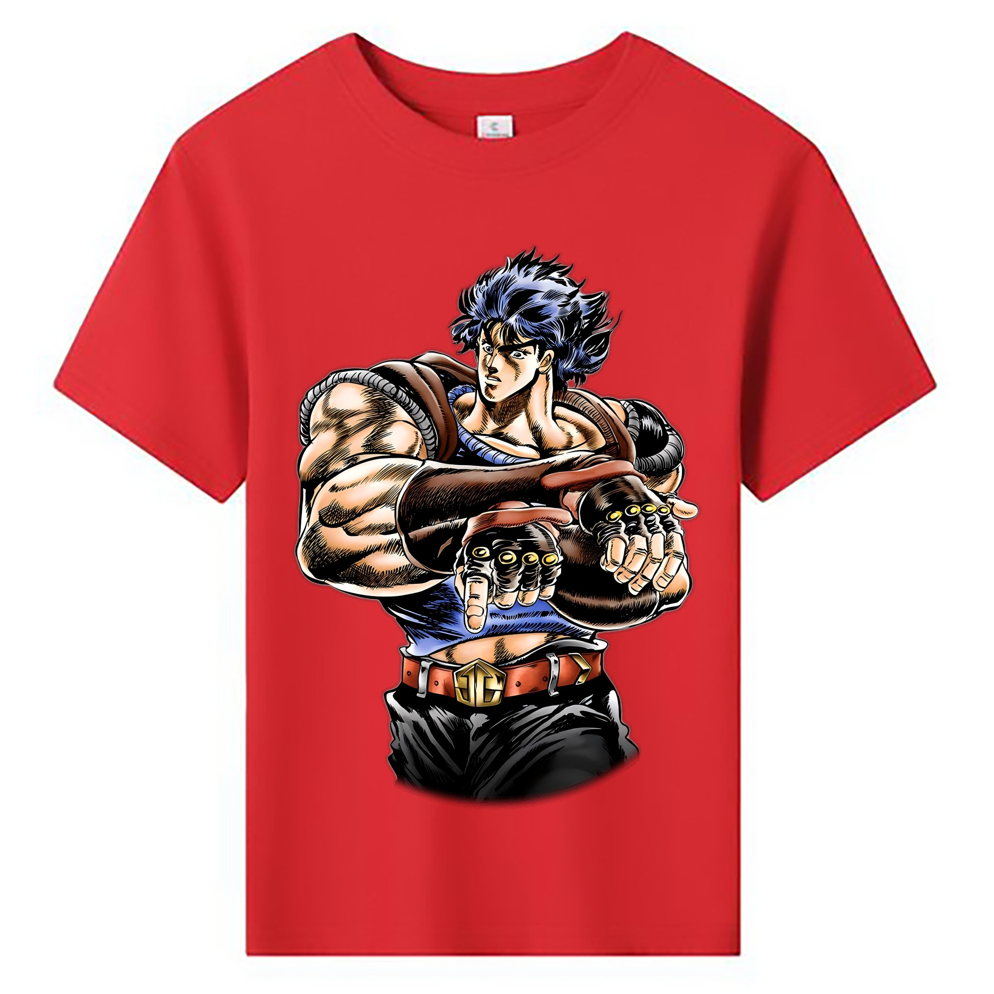 （画像用） ジョジョの奇妙な冒険 /ジョナサン?ジョースター JoJo's Bizarre Adventure Jonathan Joestar 綿100％キッズTシャツ（フロントプリント）