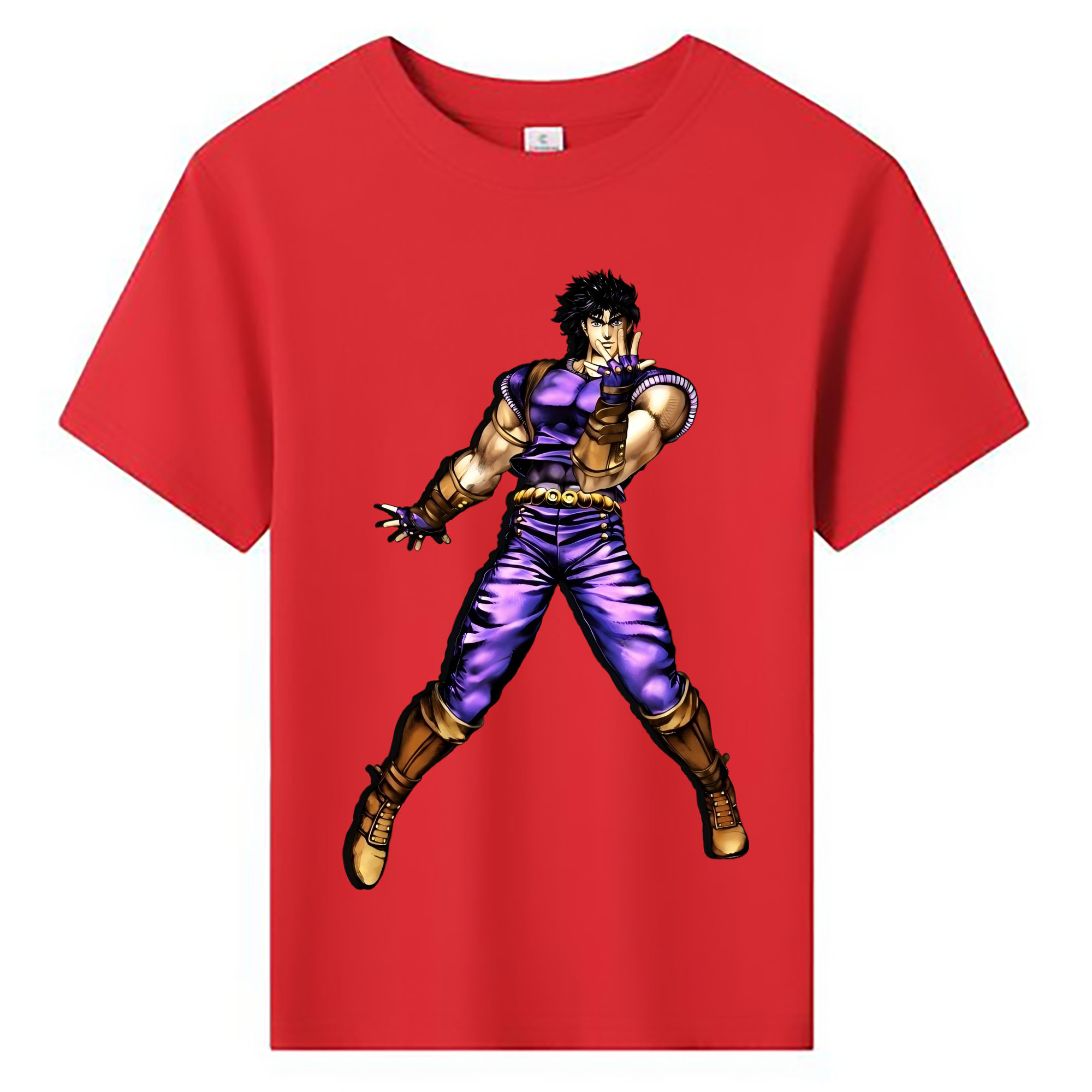 （画像用） ジョジョの奇妙な冒険 /ジョナサン?ジョースター JoJo's Bizarre Adventure Jonathan Joestar 綿100％キッズTシャツ（フロントプリント）