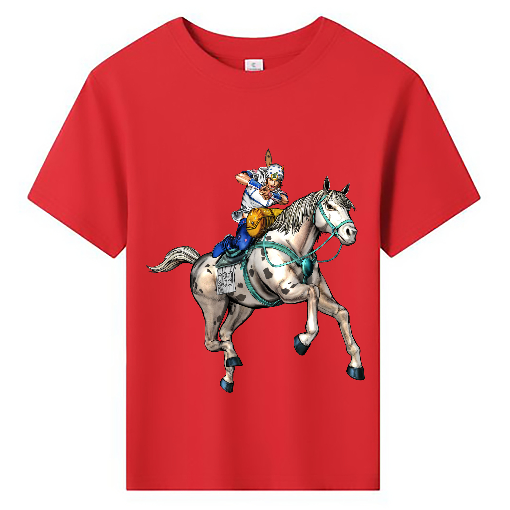 （画像用） ジョジョの奇妙な冒険 ジョナサン?ジョースター JoJo's Bizarre Adventure Jonathan Joestar 綿100％キッズTシャツ（フロントプリント）