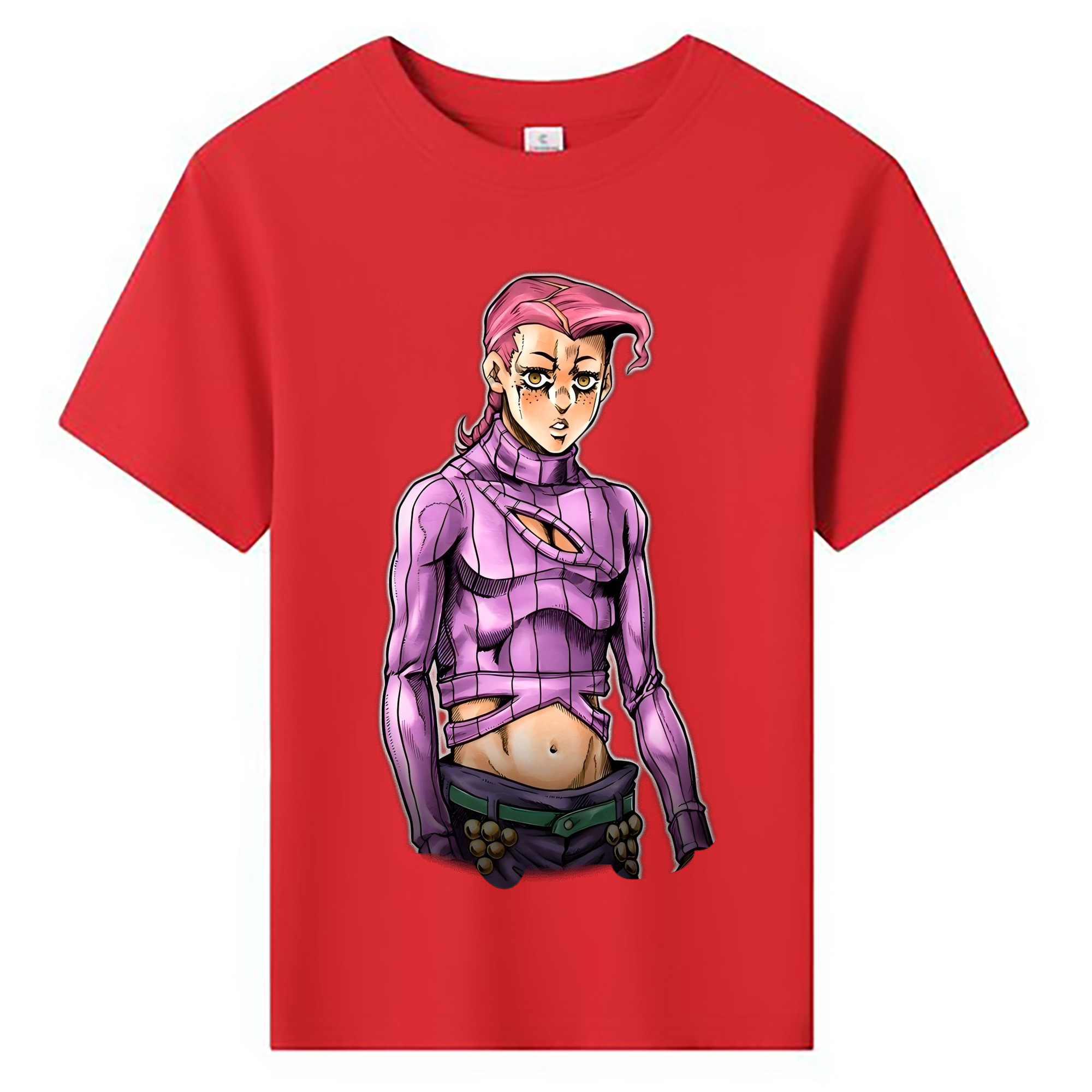 （画像用） ジョジョの奇妙な冒険 ビネガー?ドッピオ JoJo's Bizarre Adventure Vinegar Doppio 綿100％キッズTシャツ（フロントプリント）