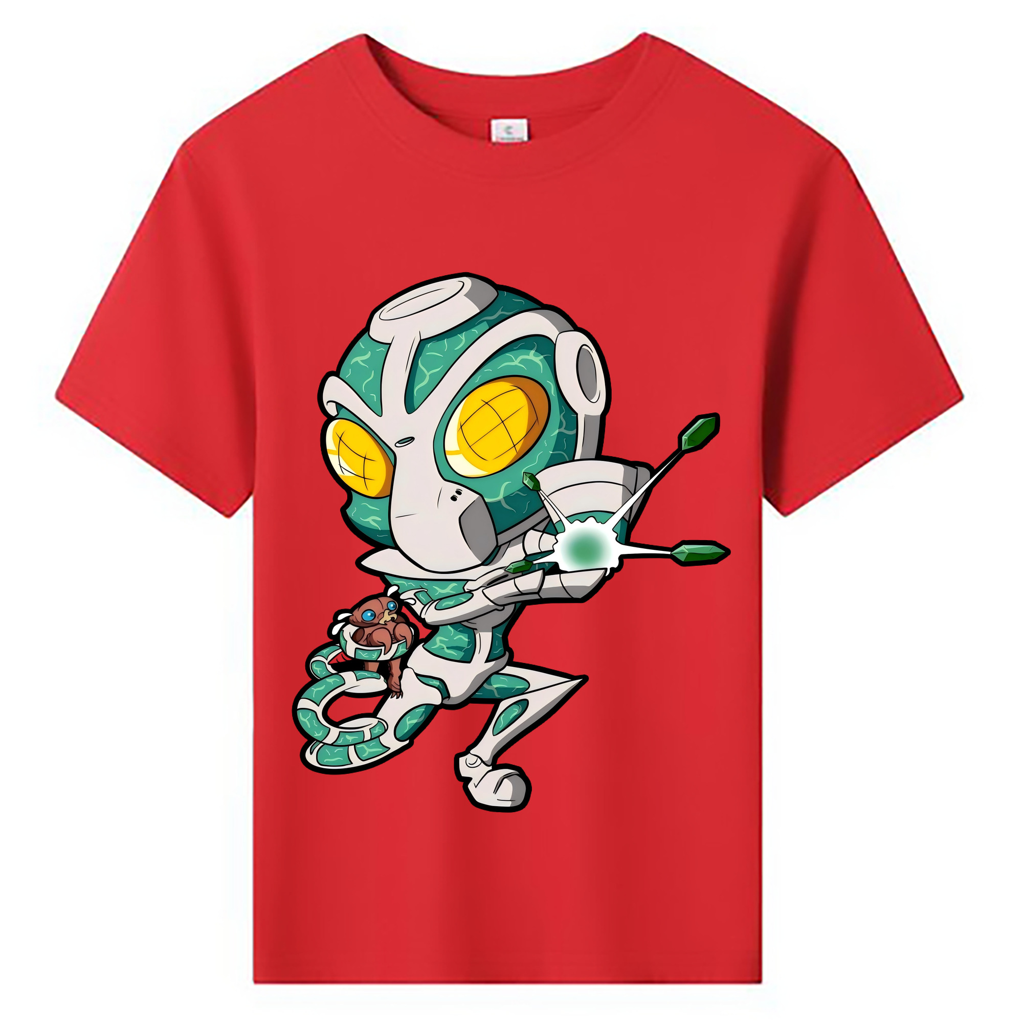 （画像用） ジョジョの奇妙な冒険 花京院 典明（かきょういん のりあき） JoJo's Bizarre Adventure Kakyoin Noriaki 綿100％キッズTシャツ（フロントプリント）