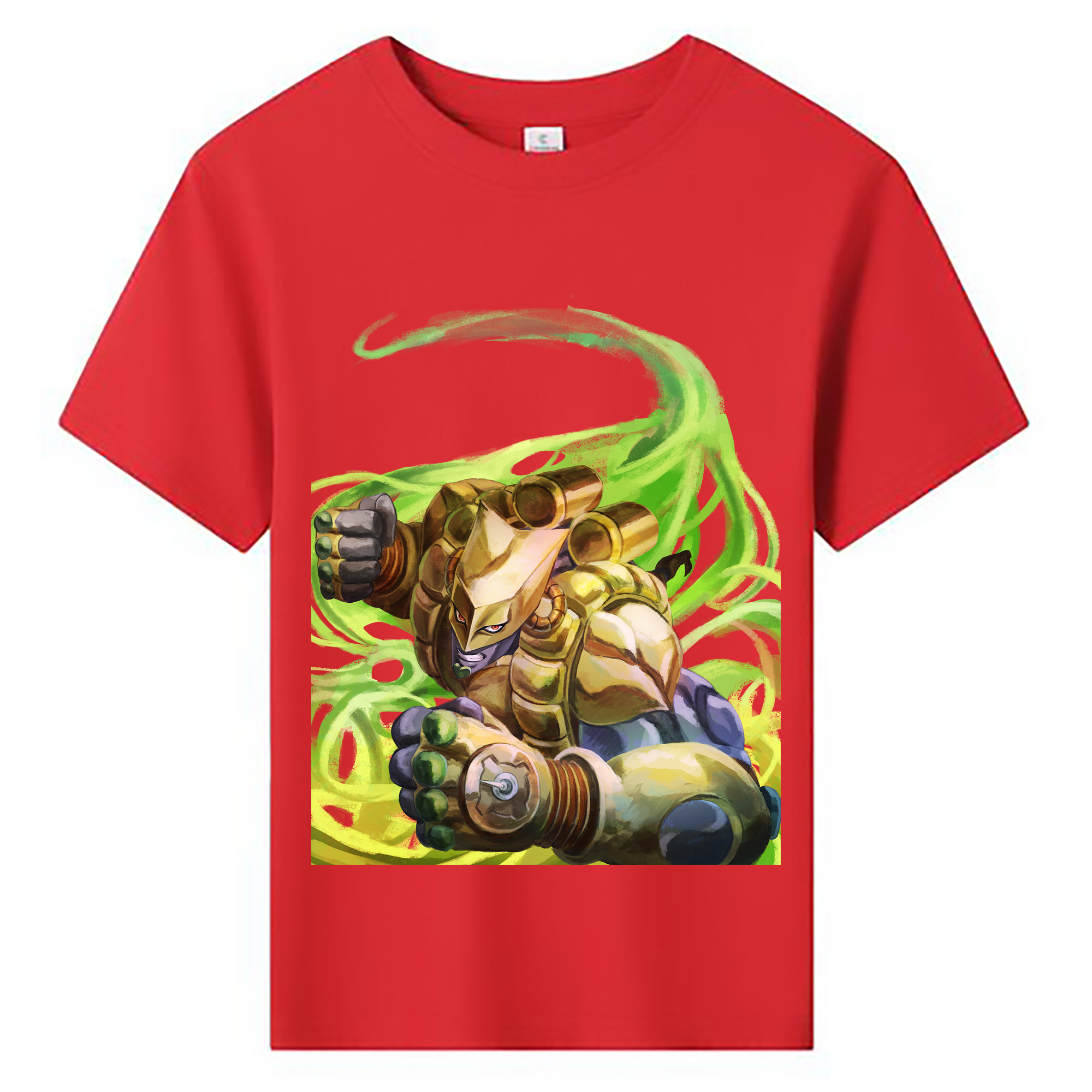 （画像用） ジョジョの奇妙な冒険 ディオ?ブランドー JoJo's Bizarre Adventure Dio Brando 綿100％キッズTシャツ（フロントプリント）