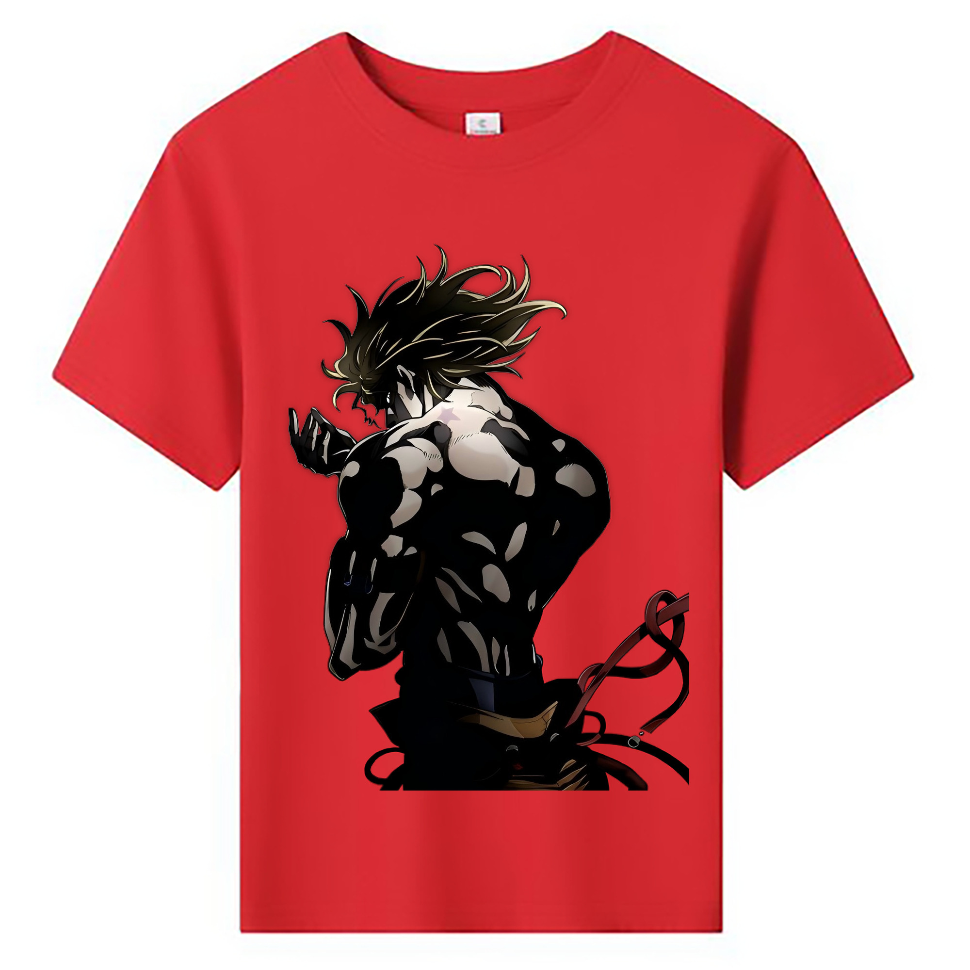 （画像用） ジョジョの奇妙な冒険 ディオ?ブランドー JoJo's Bizarre Adventure Dio Brando 綿100％キッズTシャツ（フロントプリント）