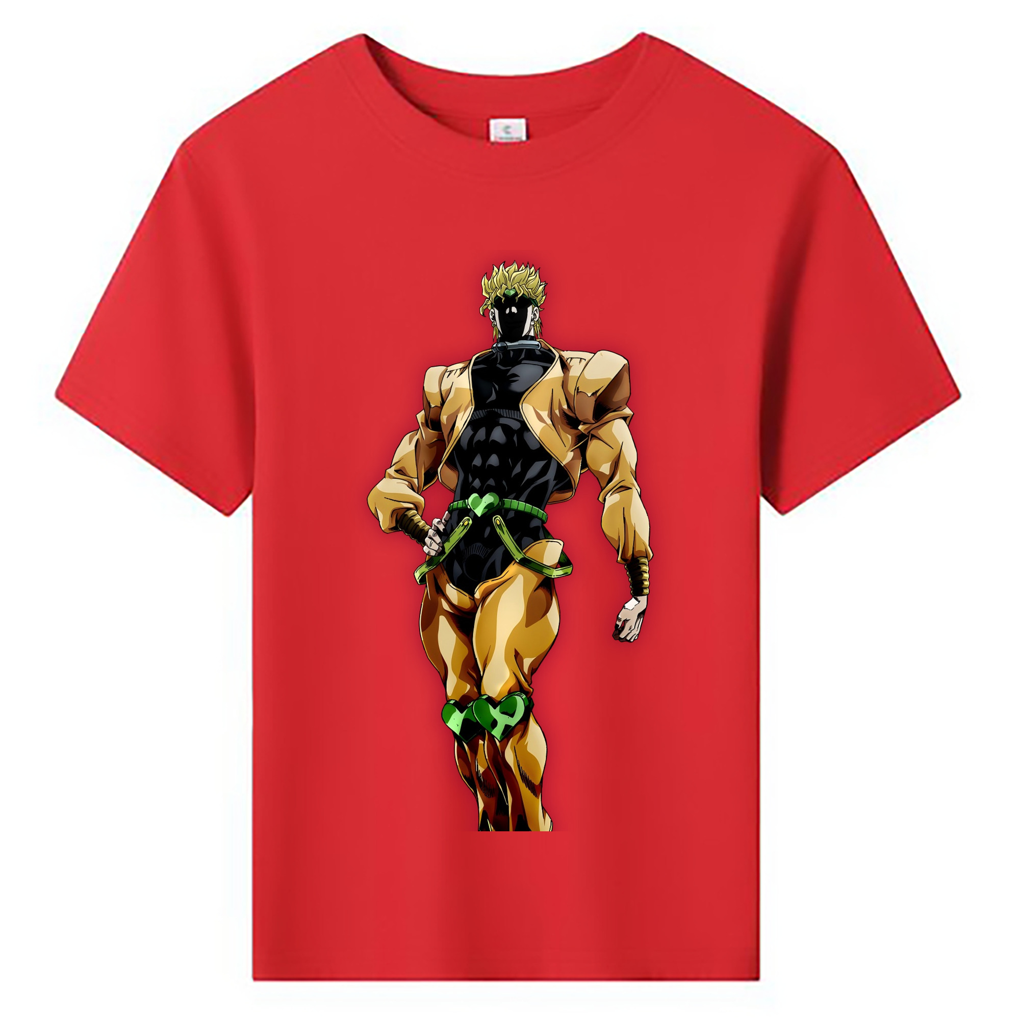 （画像用） ジョジョの奇妙な冒険 ディオ?ブランドー JoJo's Bizarre Adventure Dio Brando 綿100％キッズTシャツ（フロントプリント）