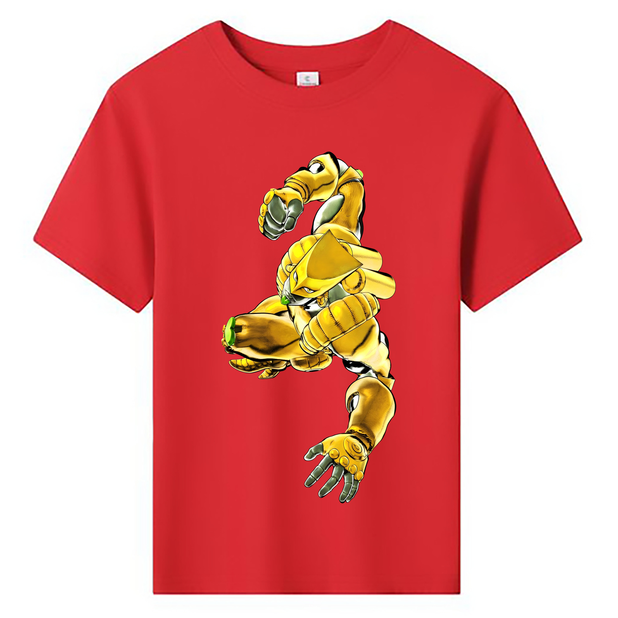 （画像用） ジョジョの奇妙な冒険 ディオ?ブランドー JoJo's Bizarre Adventure Dio Brando 綿100％キッズTシャツ（フロントプリント）