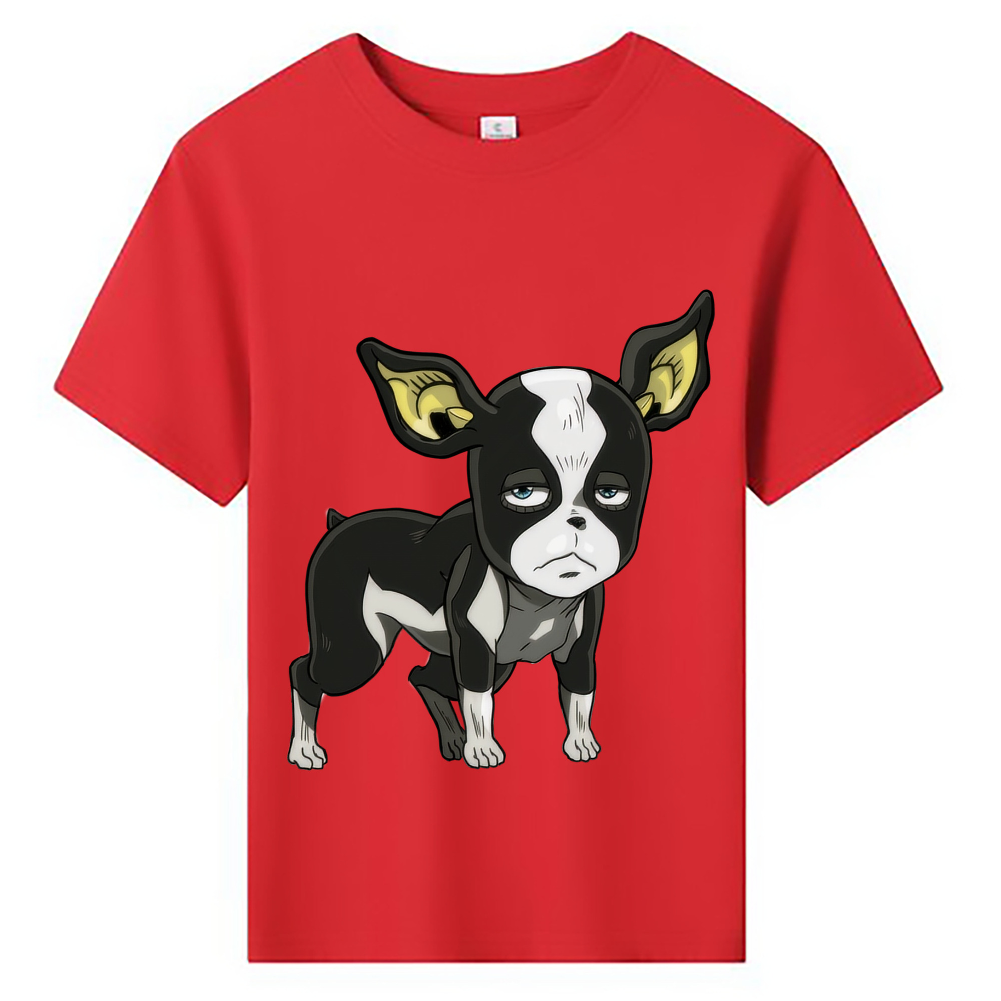 （画像用） ジョジョの奇妙な冒険 イギー JoJo's Bizarre Adventure Iggy 綿100％キッズTシャツ（フロントプリント）